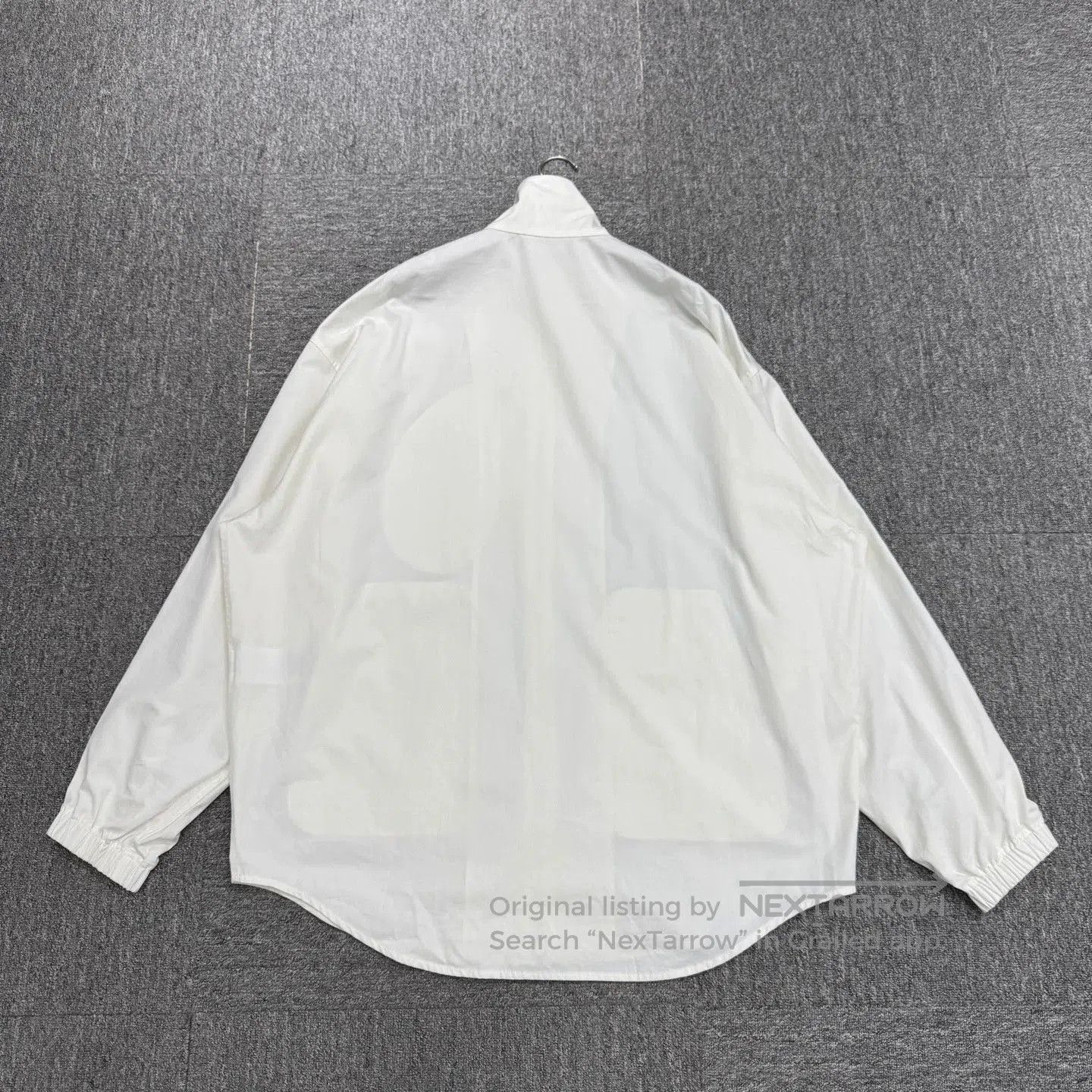 Balenciaga White Lightweight Zip-Up Jacket Size S. Size US S / EU 44-46 / 1 - 5 Thumbnail