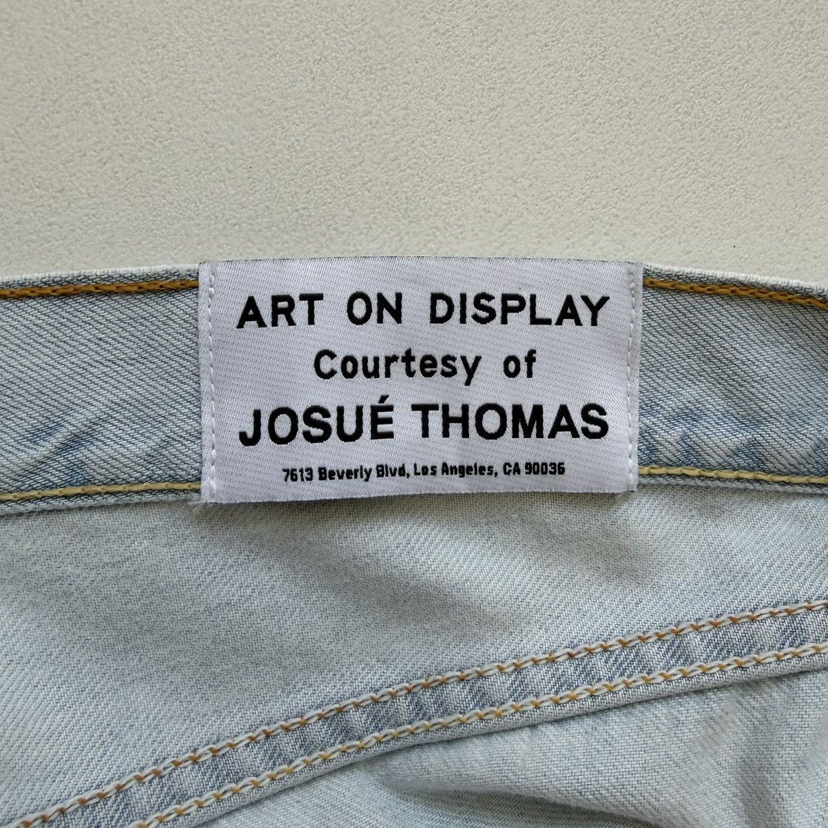 Gallery Dept. Ken 5001 Reworked Washed Blue Jeans Size US 36 / EU 52 - 7 Thumbnail