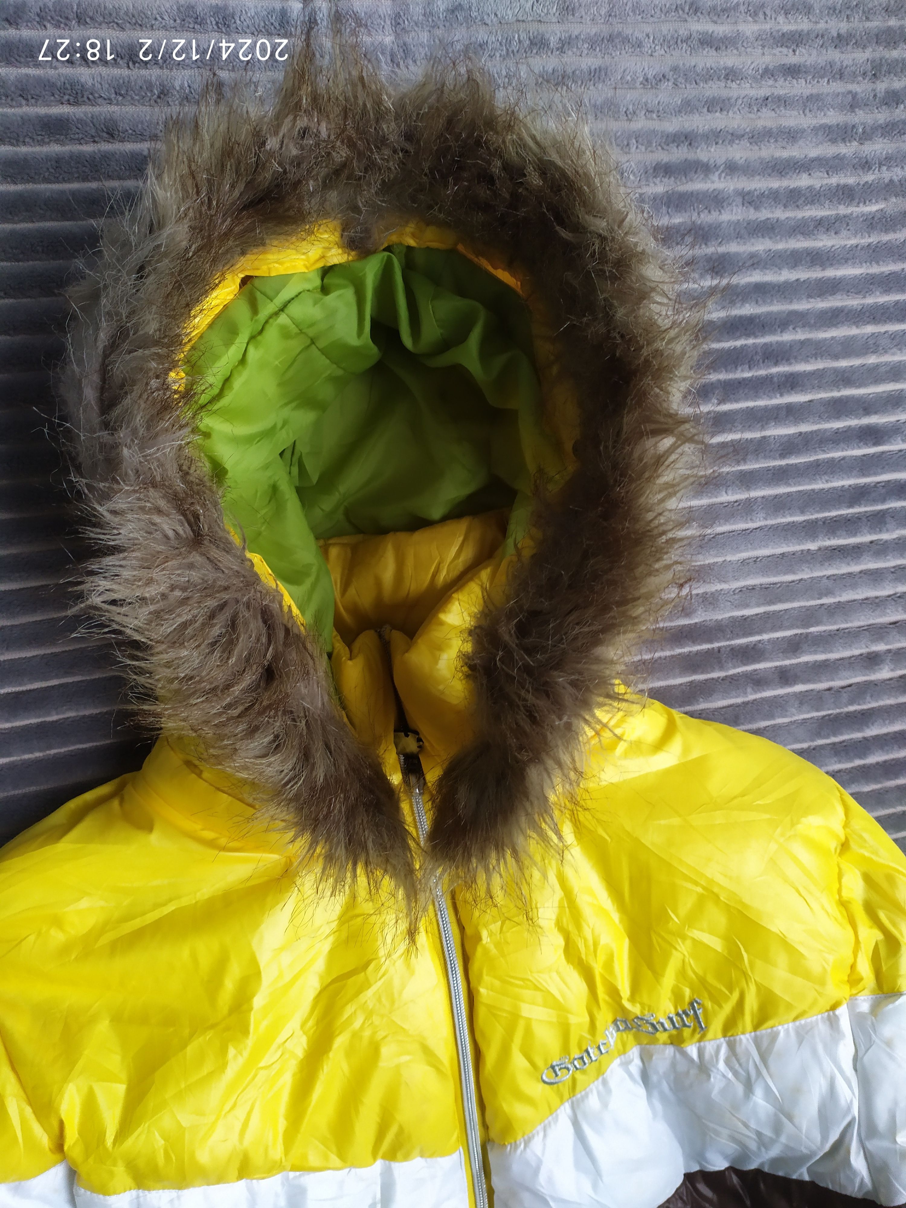 Gotcha × If Six Was Nine × Japanese Brand Vintage Gotcha Ride Surf Hoodie Fur Jacket Size US XL / EU 56 / 4 - 5 Thumbnail