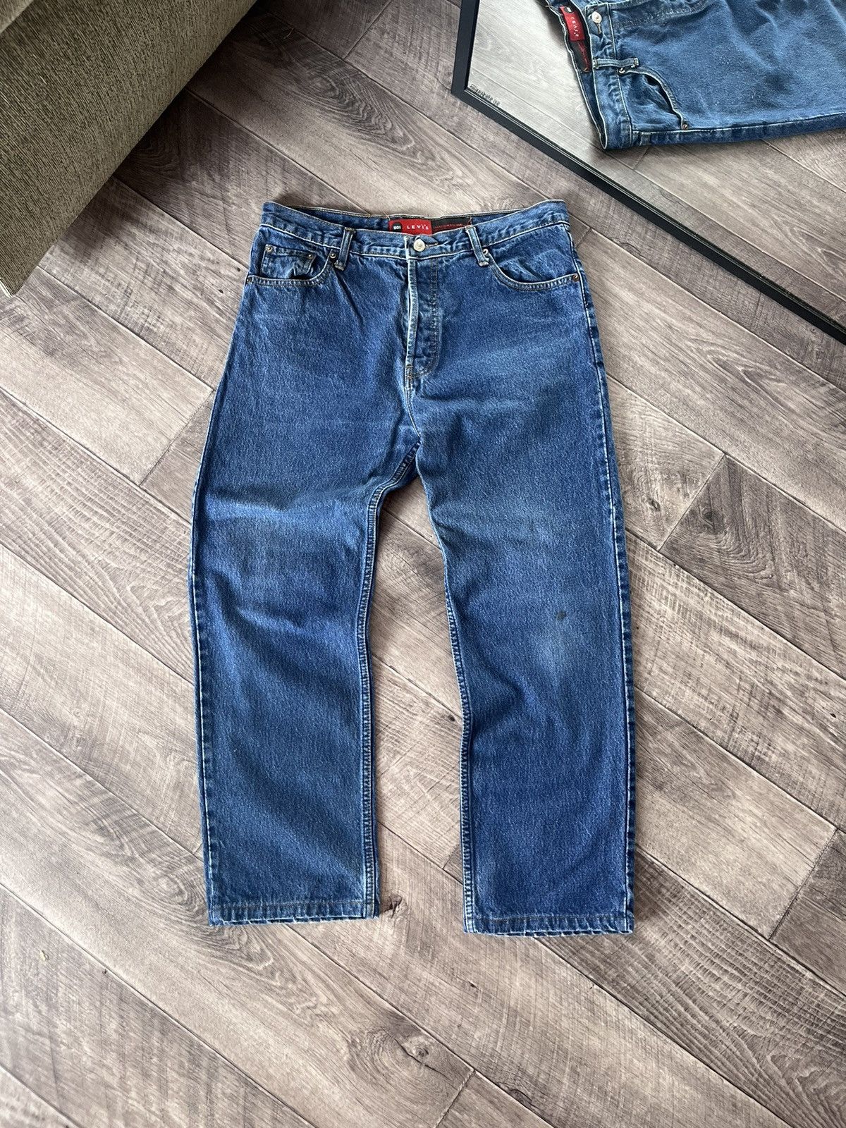 Levi's Vintage 90s Levi's 501 Blue Denim Jeans Size US 33 - 4 Thumbnail