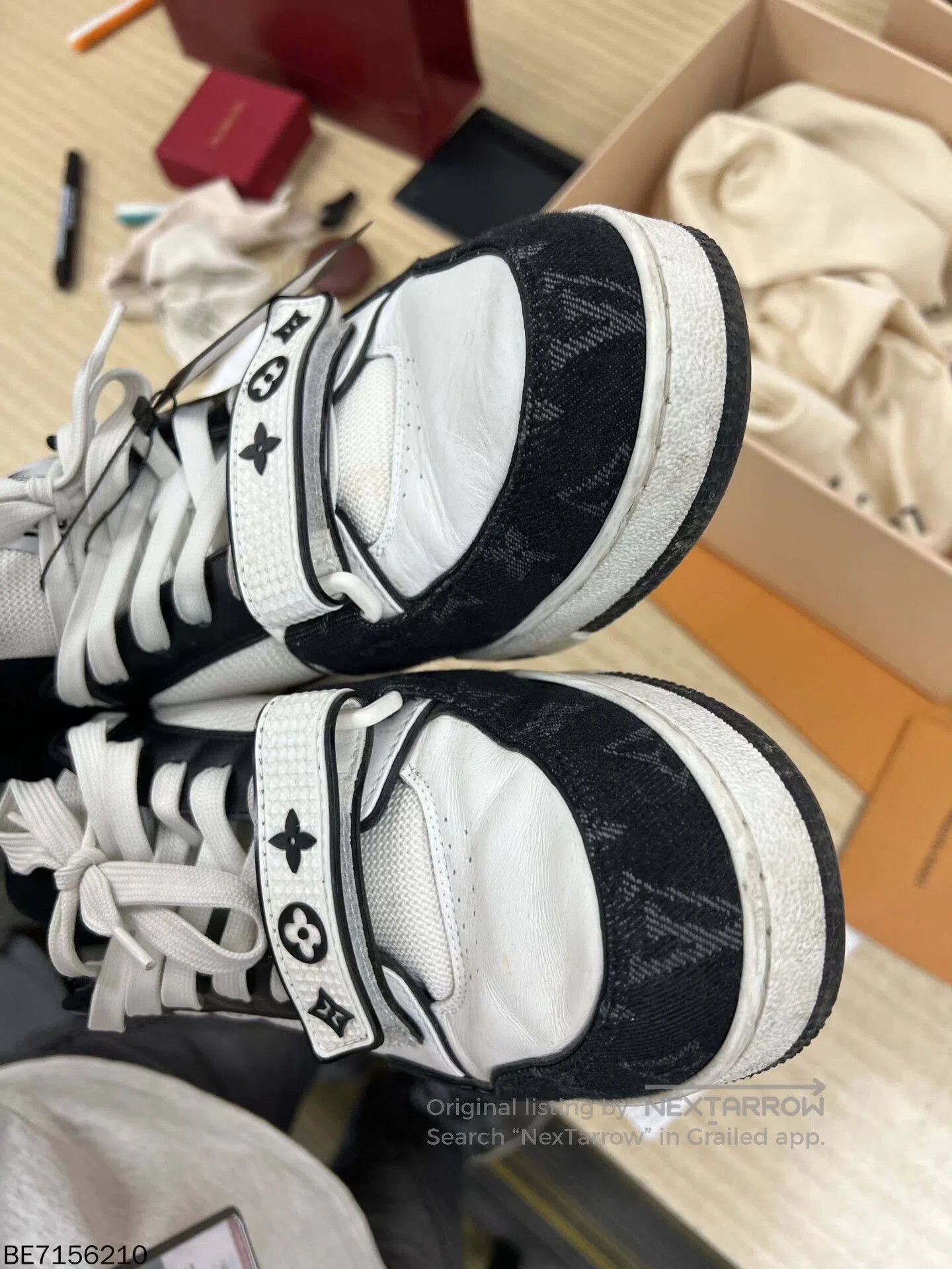 Louis Vuitton louis vuitton trainer low-top sneakers. Size US 8.5 / EU 41-42 - 2 Thumbnail