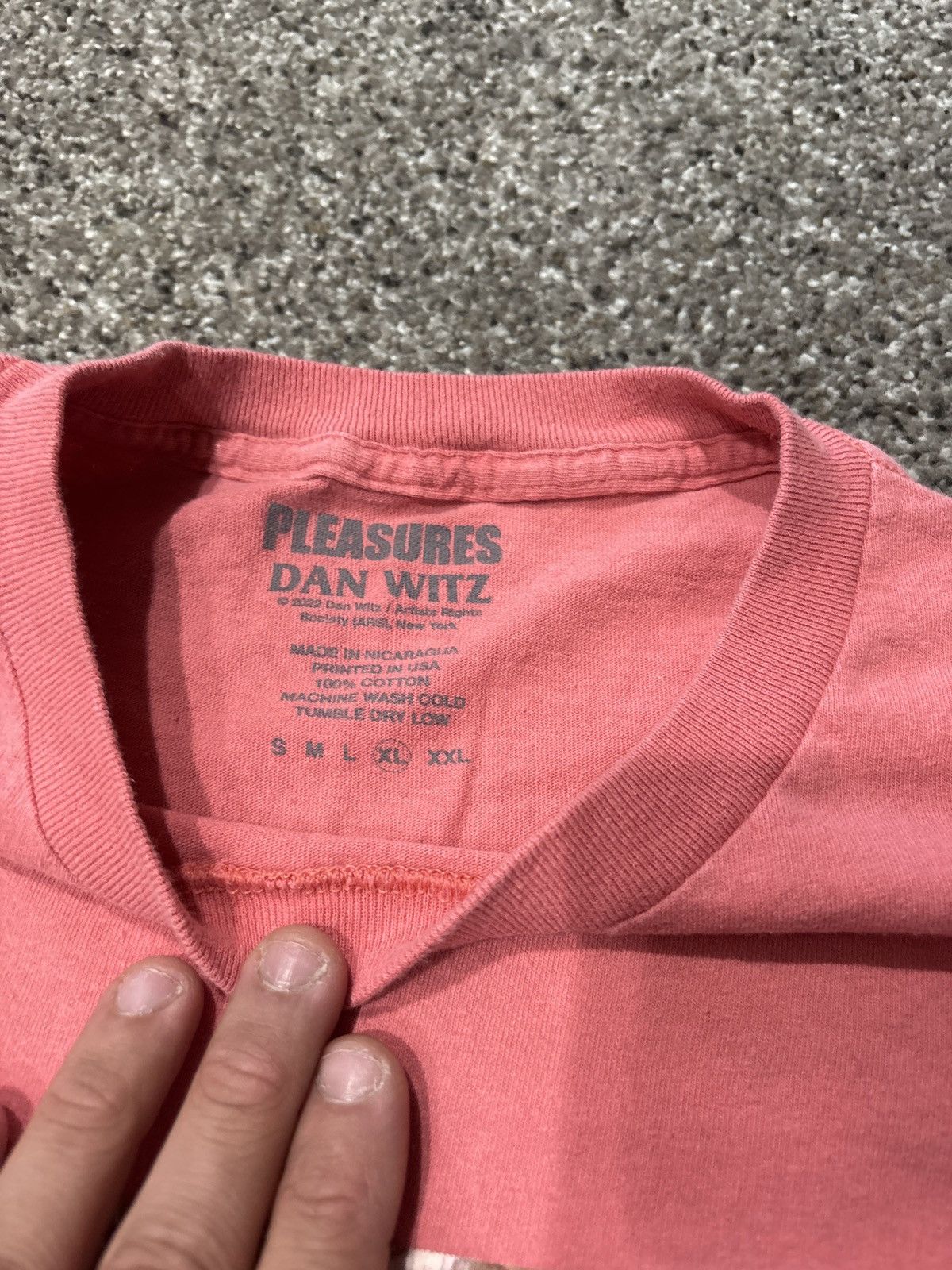 Pleasures Pleasures x Dan witz pink shirt Size US XL / EU 56 / 4 - 3 Thumbnail