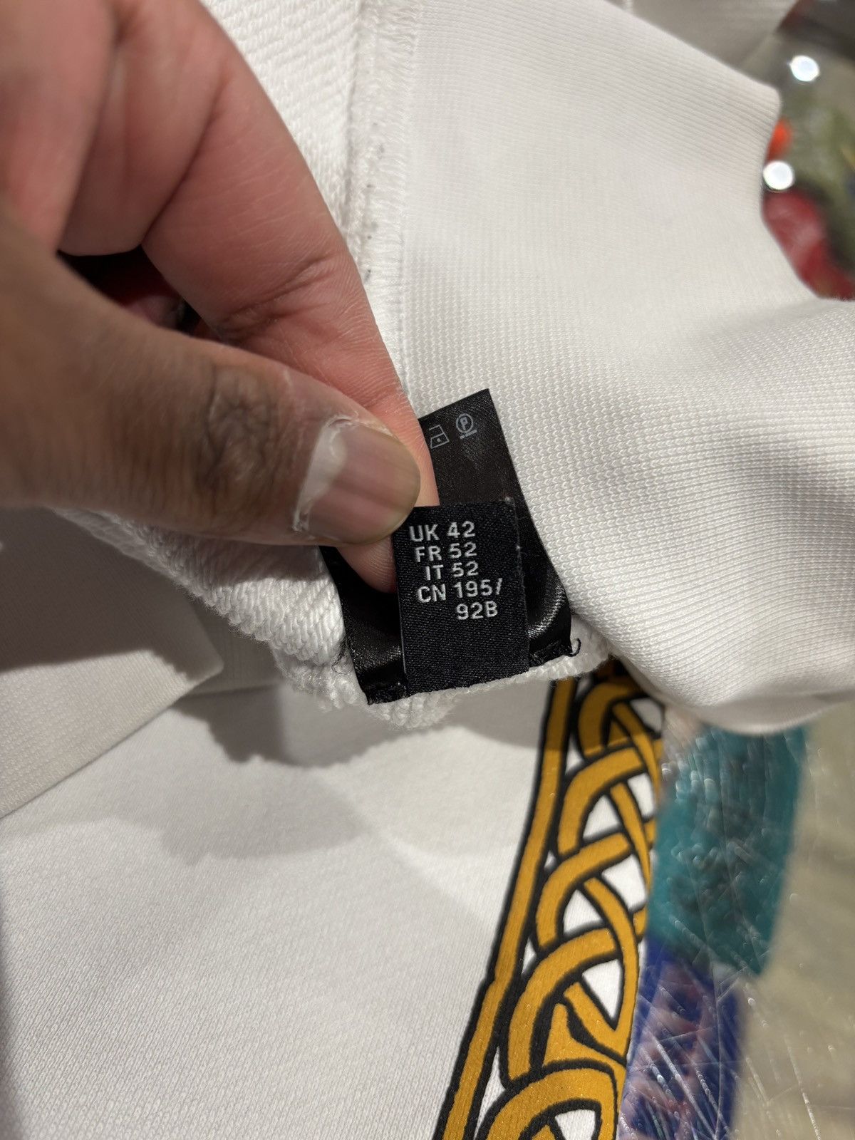 Amiri Amiri Alchemy Frame Hoodie White Size: XL Size US XL / EU 56 / 4 - 10 Thumbnail