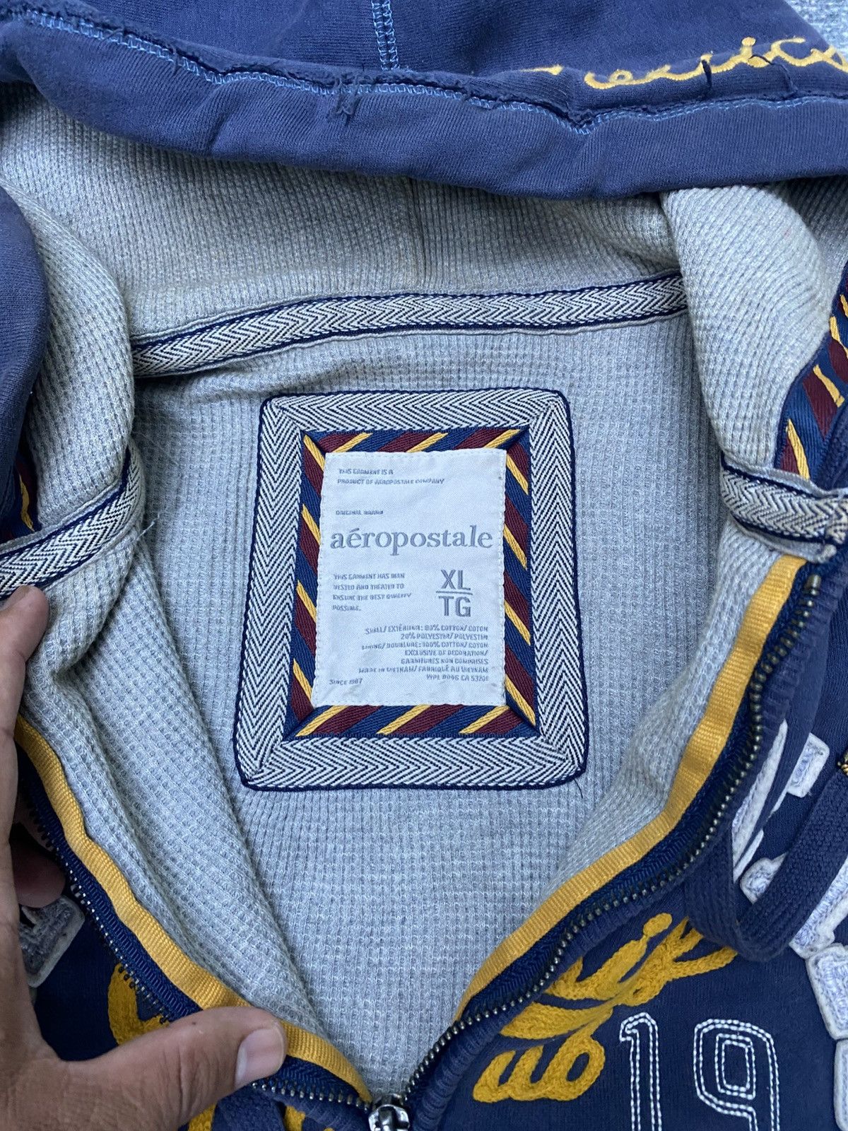 Aeropostale Aeropostale Y2K Hoodie Size US XL / EU 56 / 4 - 5 Thumbnail
