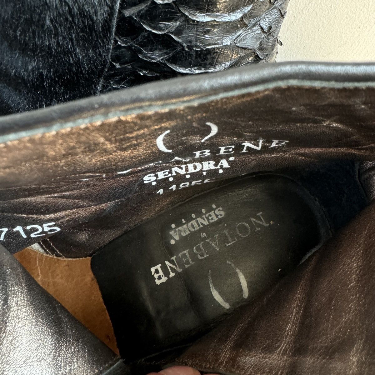 Sendra Notabene by Sendra Pony Crocodile Leather Cowboy Boots Size US 10 / IT 40 - 10 Thumbnail