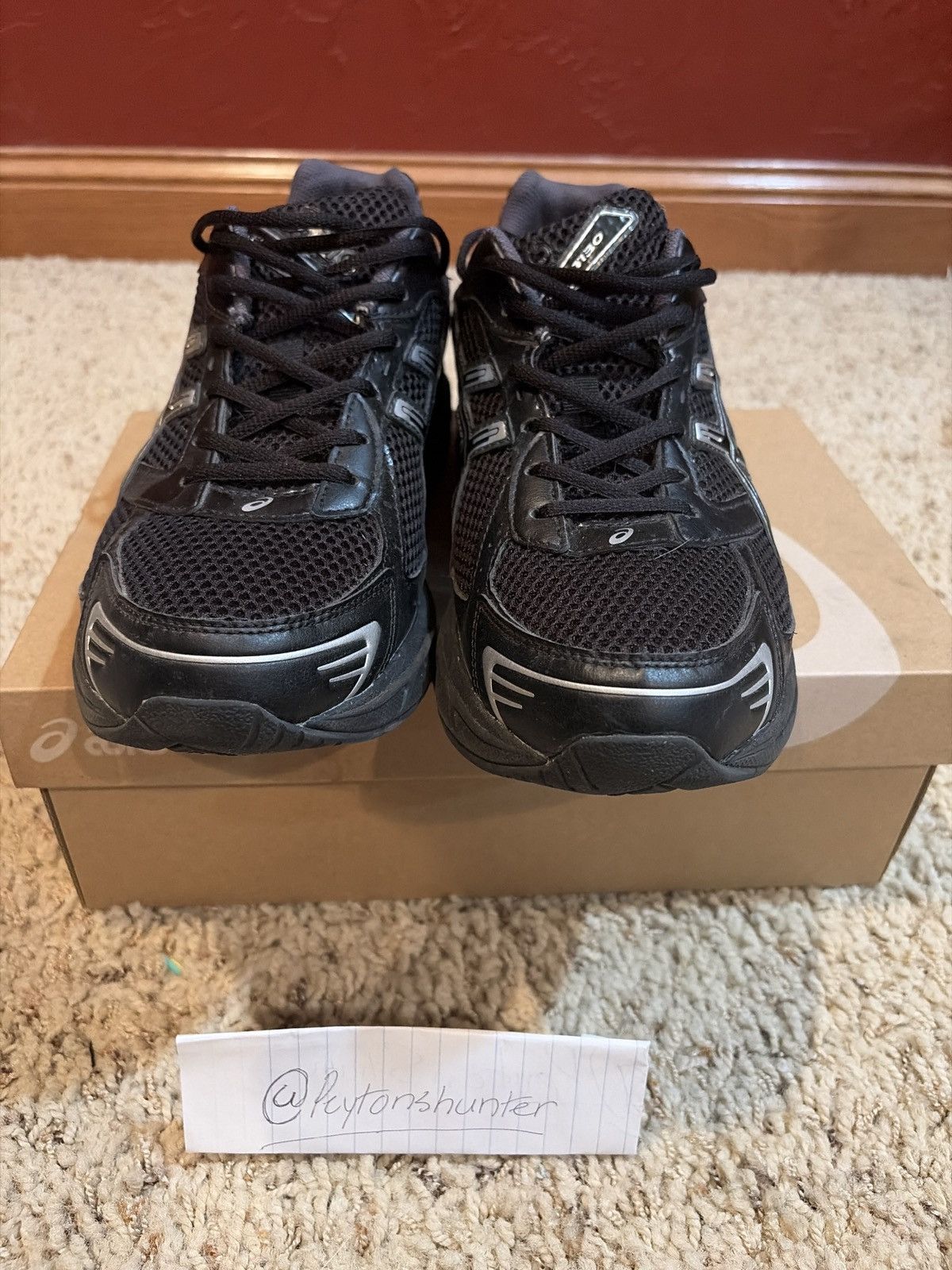 Asics Black/Pure Silver Asics Size US 11 / EU 44 - 1 Thumbnail
