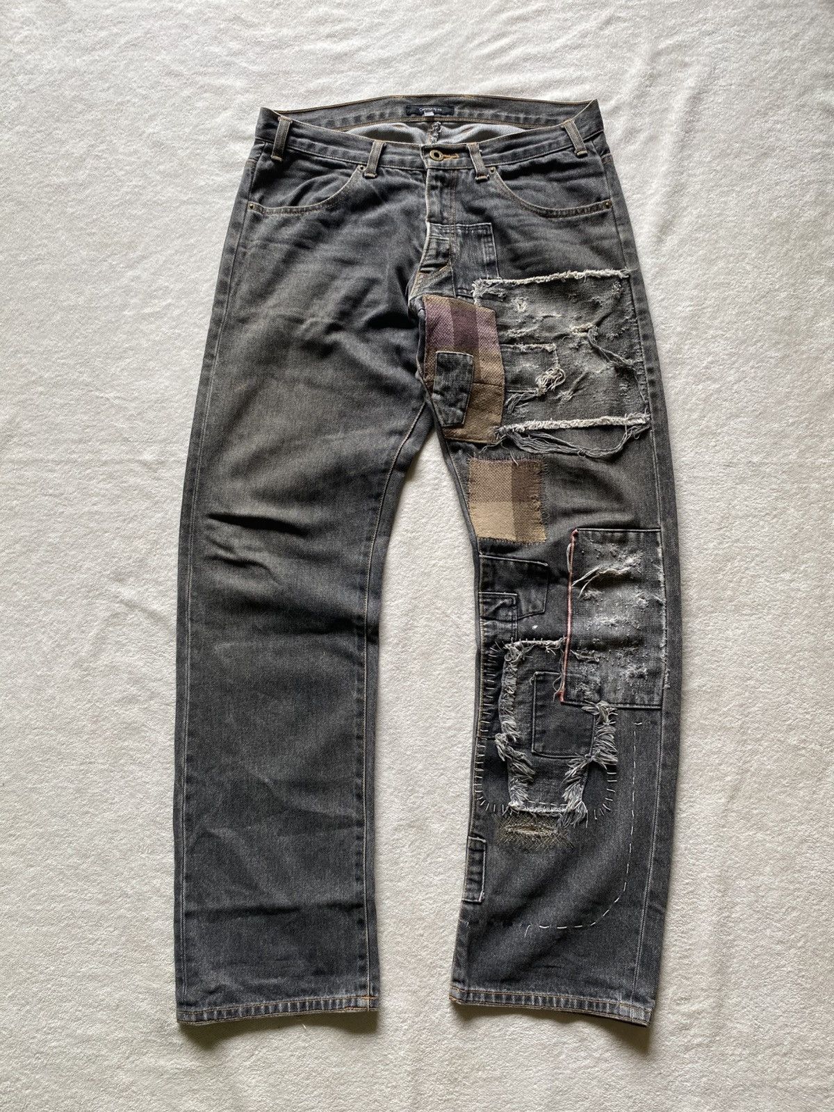 Japanese Brand Community.co Patchwork Jeans Pants Size US 32 / EU 48 - 1 Thumbnail