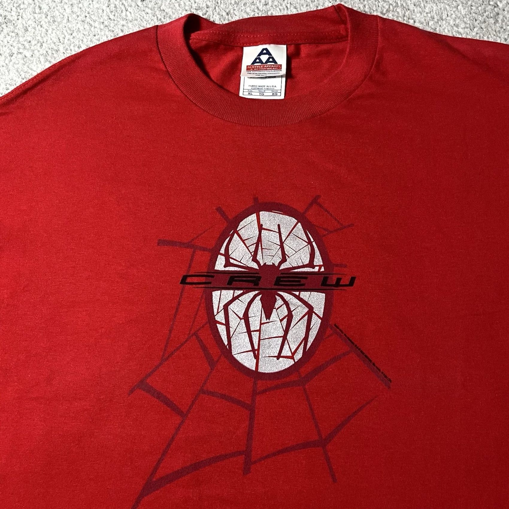 Vintage Spiderman Shirt Mens XL Marvel Vintage Movie Crew Promo 2002 Graphic Vintage Size US XL / EU 56 / 4 - 2 Thumbnail