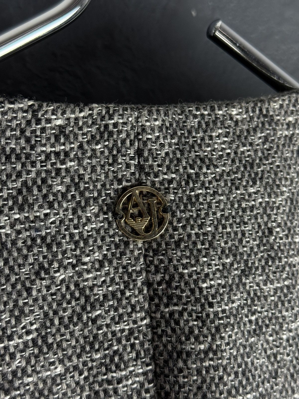 Armani × Armani Collezioni × Vintage Armani Jeans Giorgio Wool Blend Blazer Vintage Womens 44 Size M / US 6-8 / IT 42-44 - 6 Thumbnail