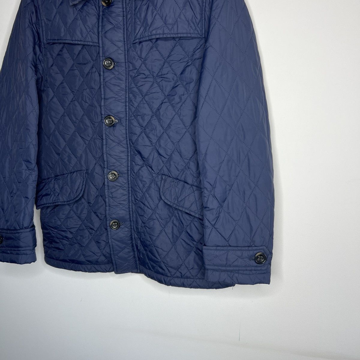 Burberry × Designer BURBERRY LONDON QUILTED JACKET COAT NAVY Size M / US 6-8 / IT 42-44 - 2 Thumbnail