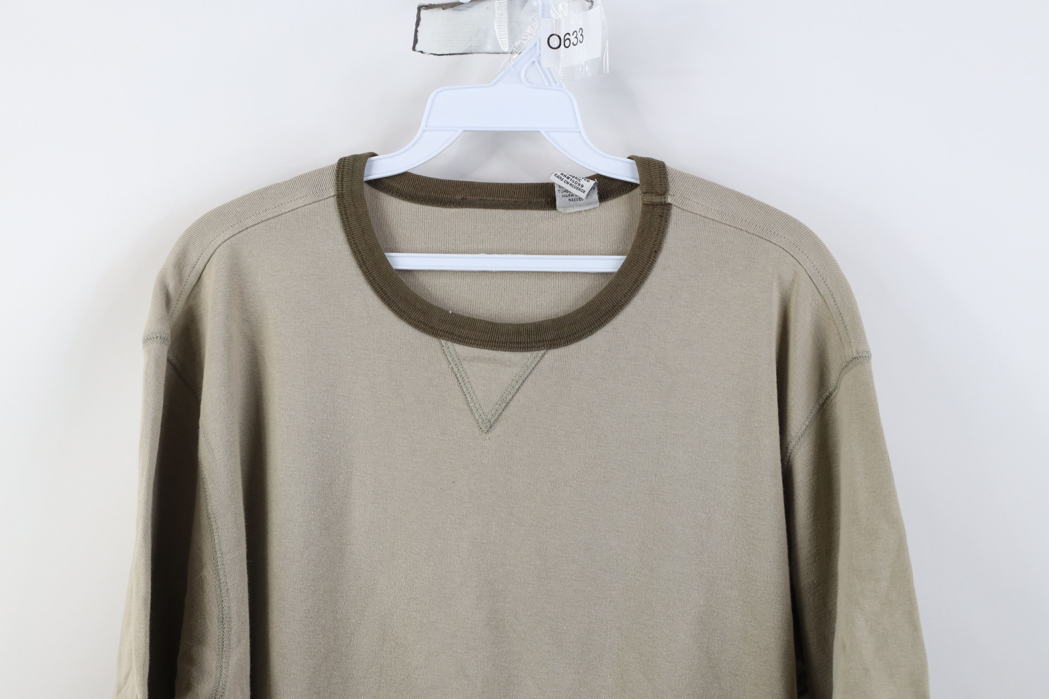 Vintage Vintage 90s Y2K Streetwear Ribbed Knit Ringer T-Shirt USA Size US M / EU 48-50 / 2 - 2 Thumbnail