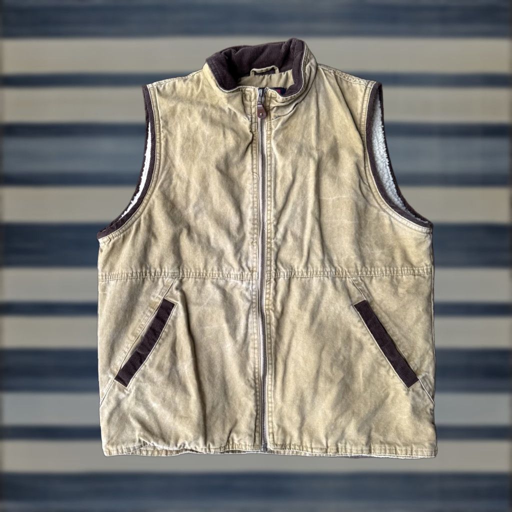 Wrangler VINTAGE Wrangler Hero Vest Men’s Medium Denim Sherpa Lined Corduroy Jacket/Coat Casual Workwear Size US M / EU 48-50 / 2 - 1 Thumbnail