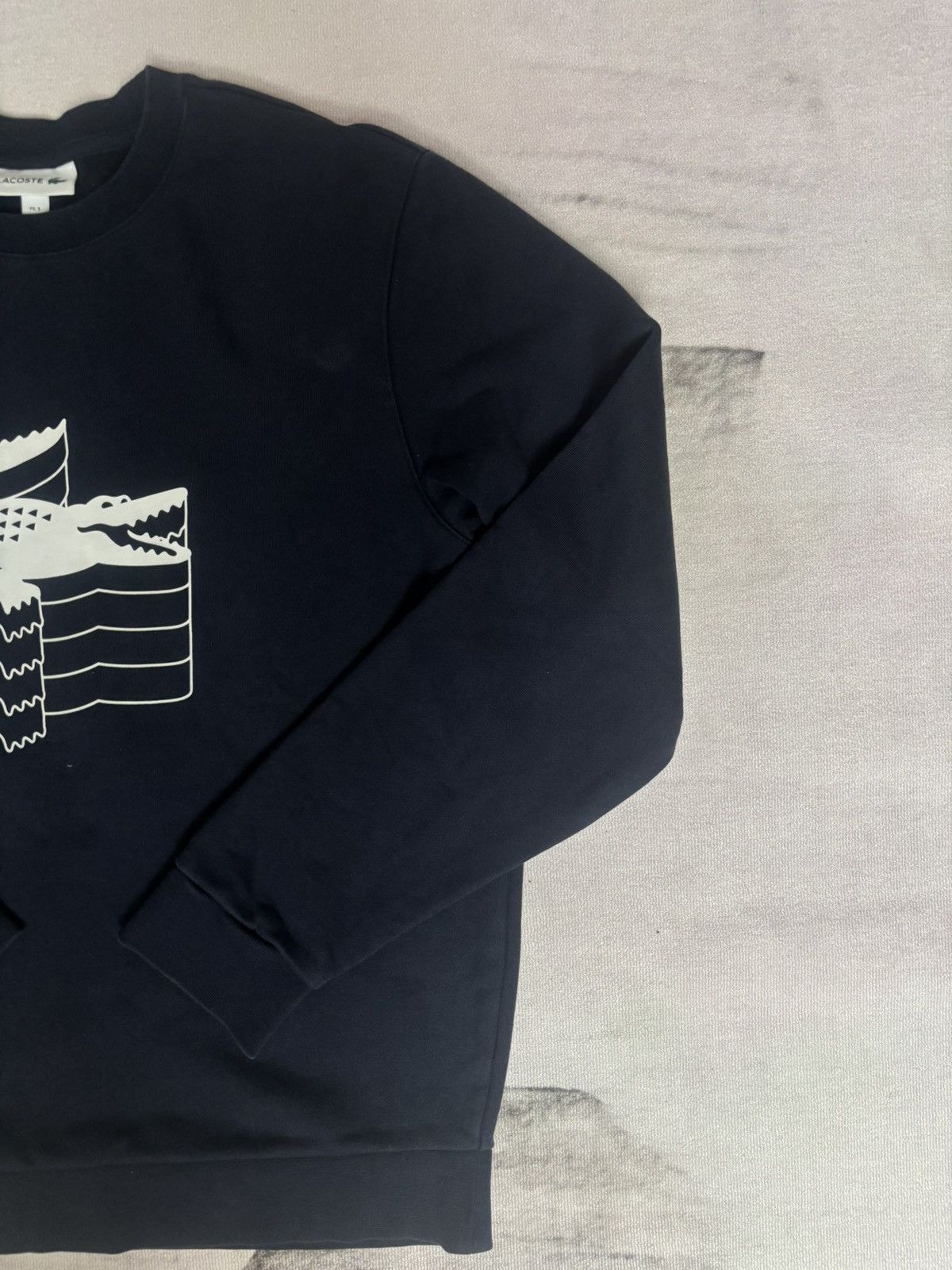 Lacoste Blue Lacoste sweatshirt size M/L white crocodile logo Size US L / EU 52-54 / 3 - 7 Thumbnail