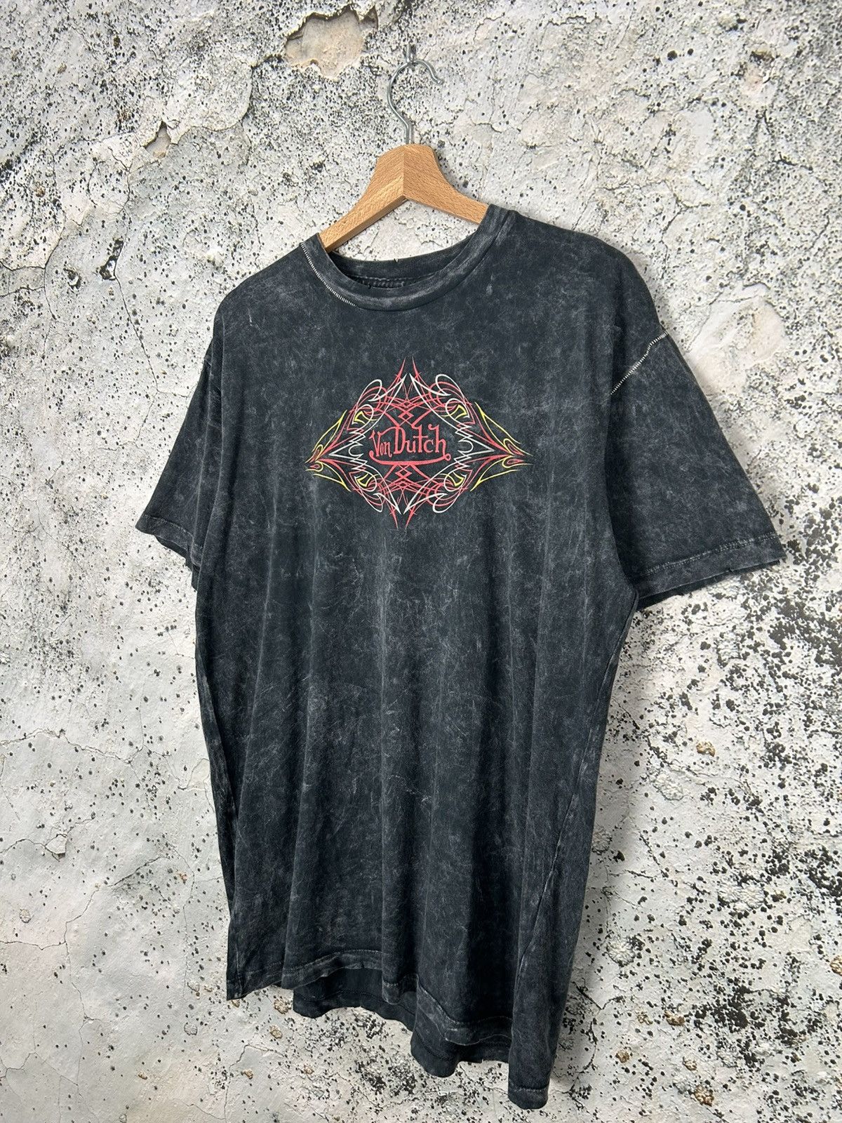 Von Dutch Vintage Von Dutch Made in USA Graphic Tee Tie Dye Streetwear Size US XL / EU 56 / 4 - 2 Thumbnail