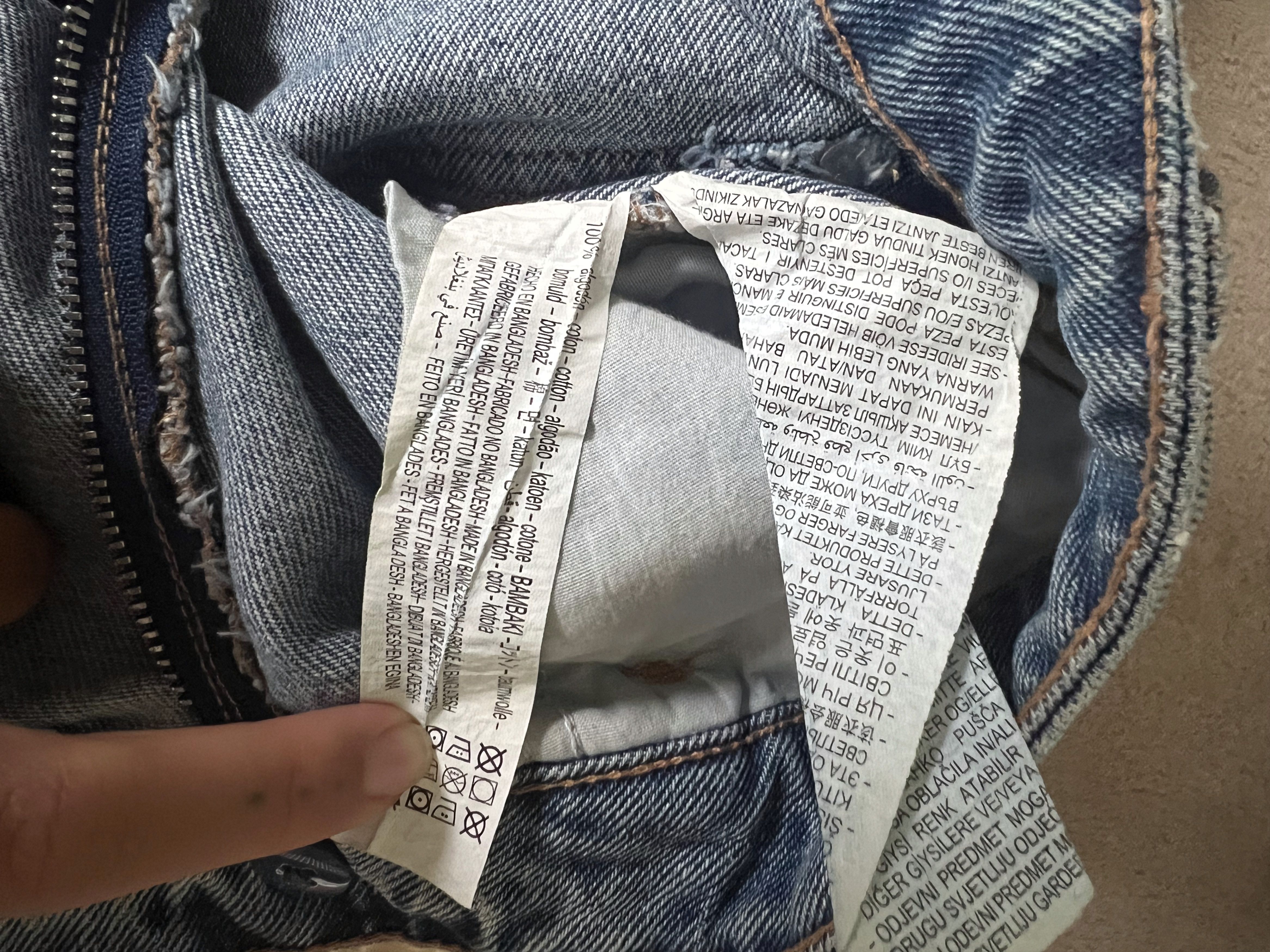 Zara High Waisted Denim Skort Size 30" / US 8 / IT 44 - 6 Thumbnail