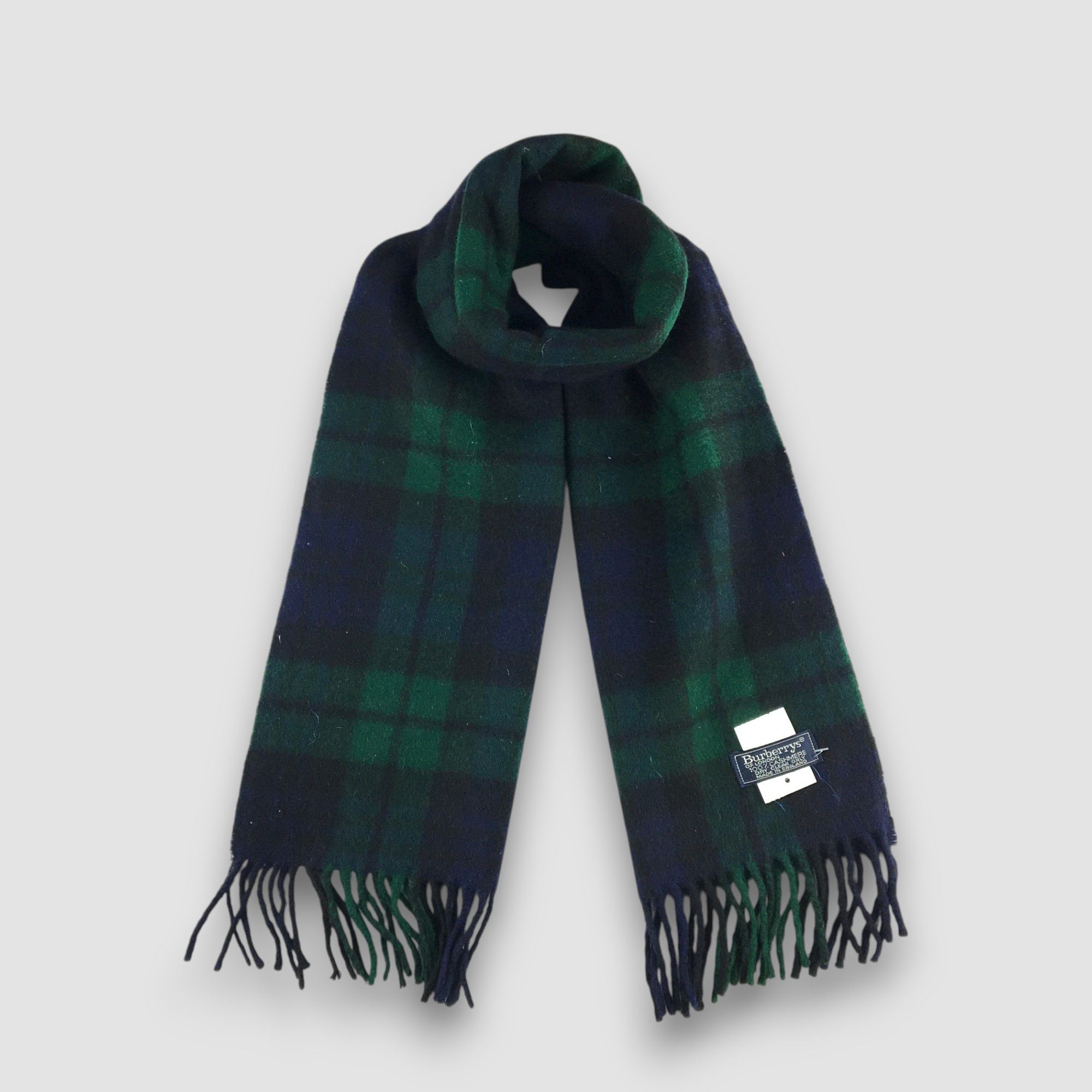 Burberry Vintage Burberry Scarf Cashmere Muffler Plaid Check Scarves Size ONE SIZE - 4 Thumbnail