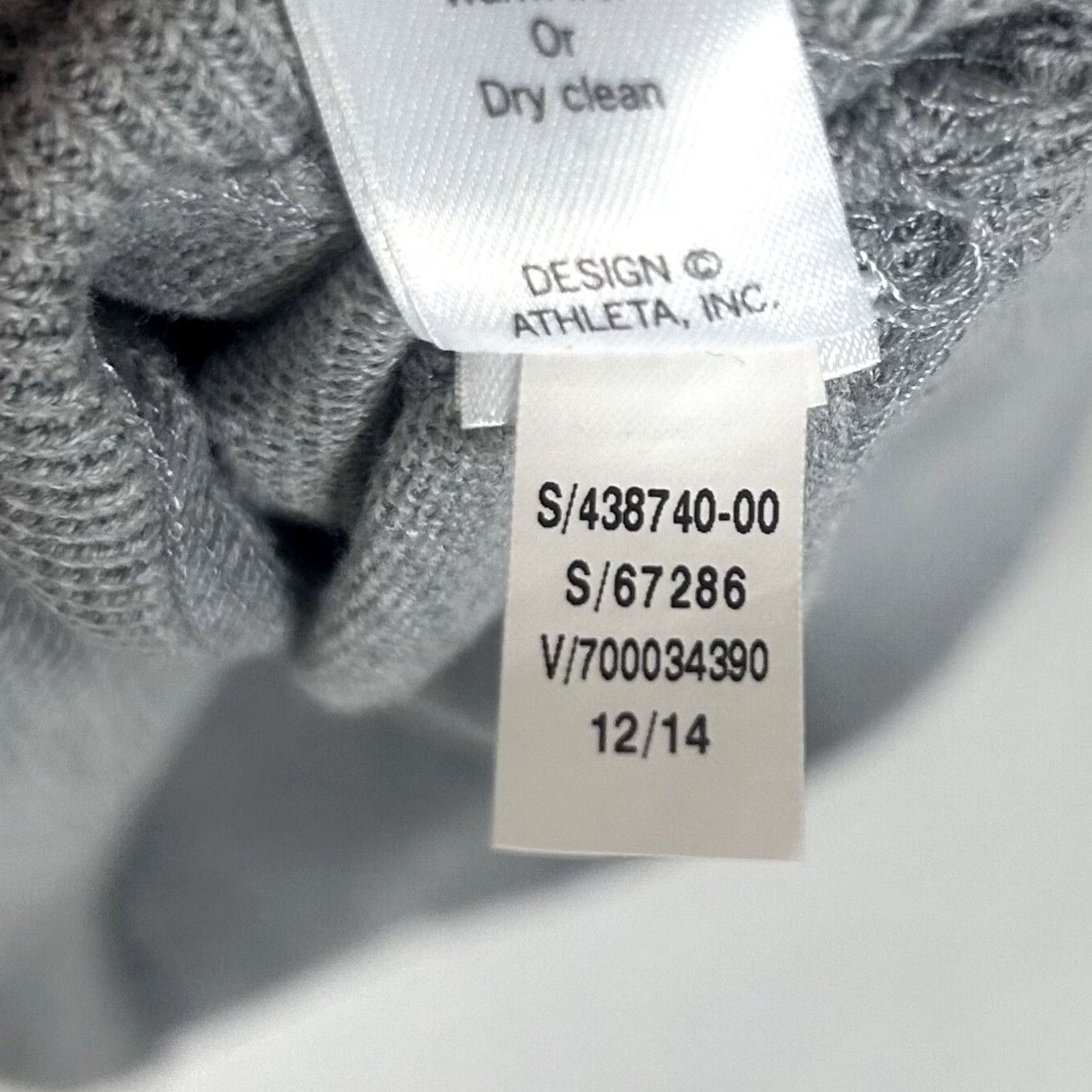Athleta Athleta Womens Scoop Neck Sweatshirt Size XS Long Sleeve Gray Colorblock L/S Size XS / US 0-2 / IT 36-38 - 4 Thumbnail