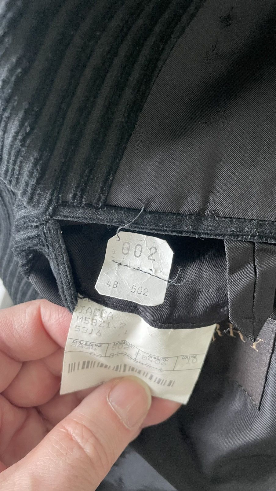 Burberry Corduroy Blazer Size 48S - 6 Thumbnail