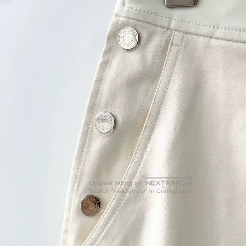 Other Hermes White Oversized Shorts Size 42" / US 20 - 3 Thumbnail