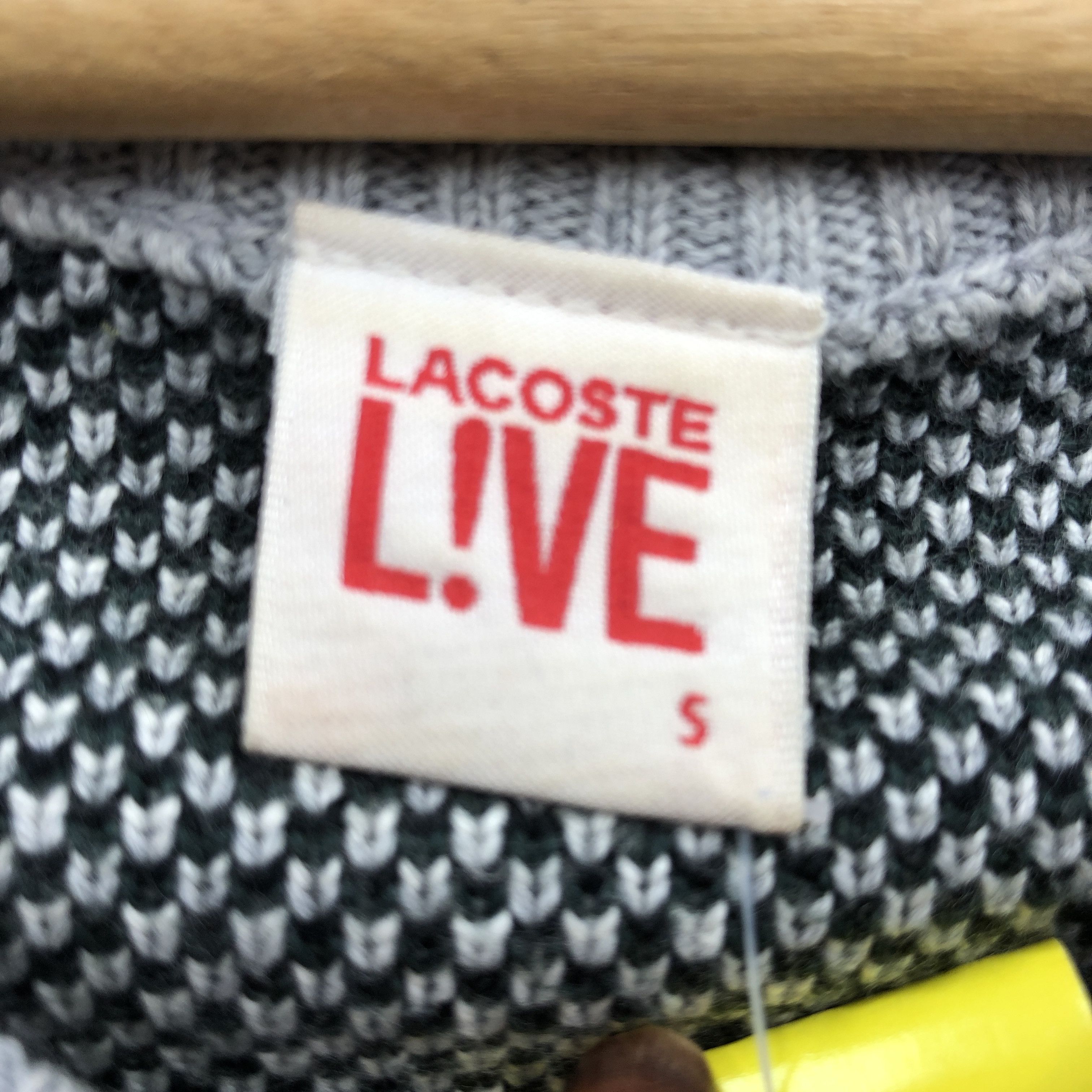 Lacoste × Vintage Vintage Lacoste Knit Sweater 90s Pattern Sweatshirt Jumper Size US S / EU 44-46 / 1 - 5 Thumbnail