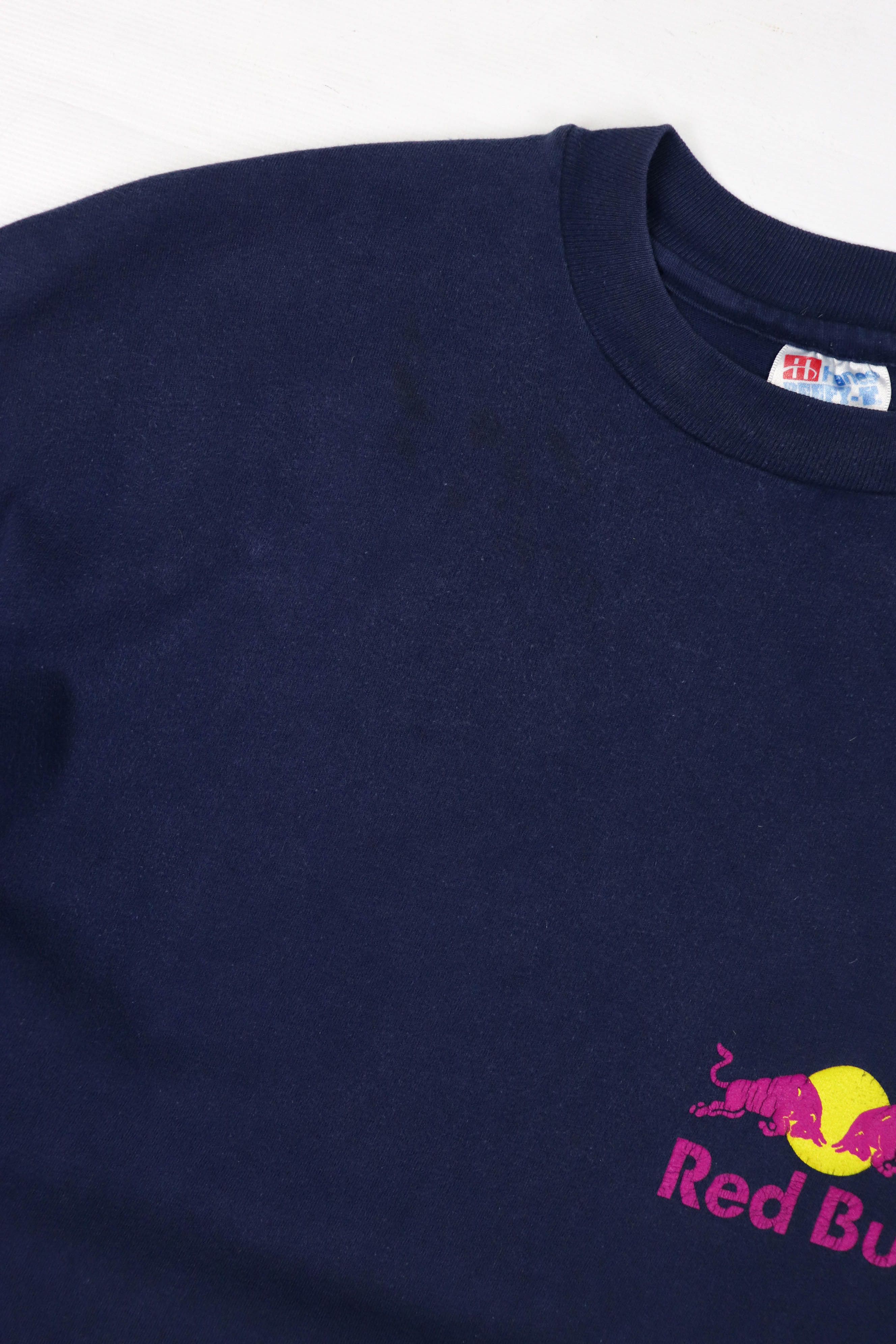 Red Bull Red Bull Vintage 90s Made in USA Sun Faded Graphics T-shirt Size US XL / EU 56 / 4 - 6 Thumbnail