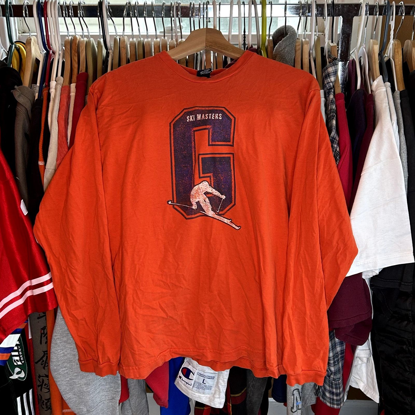 Gap Y2K Gap Ski Long Sleeve Orange T-Shirt Small Size US S / EU 44-46 / 1 - 2 Thumbnail