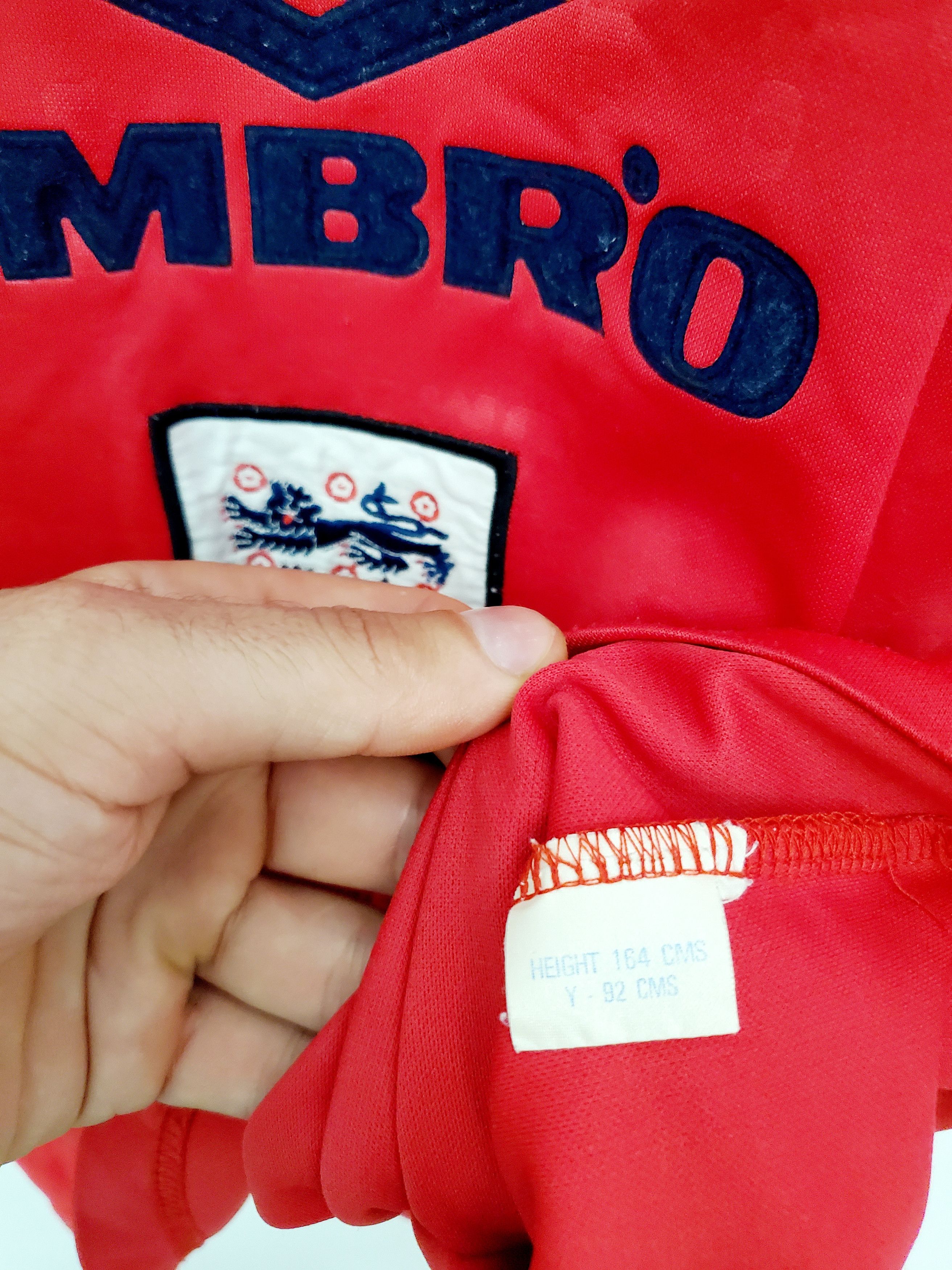 Umbro × Vintage Vintage 90’s Umbro England Soccer Jersey size S,M Size US S / EU 44-46 / 1 - 4 Thumbnail