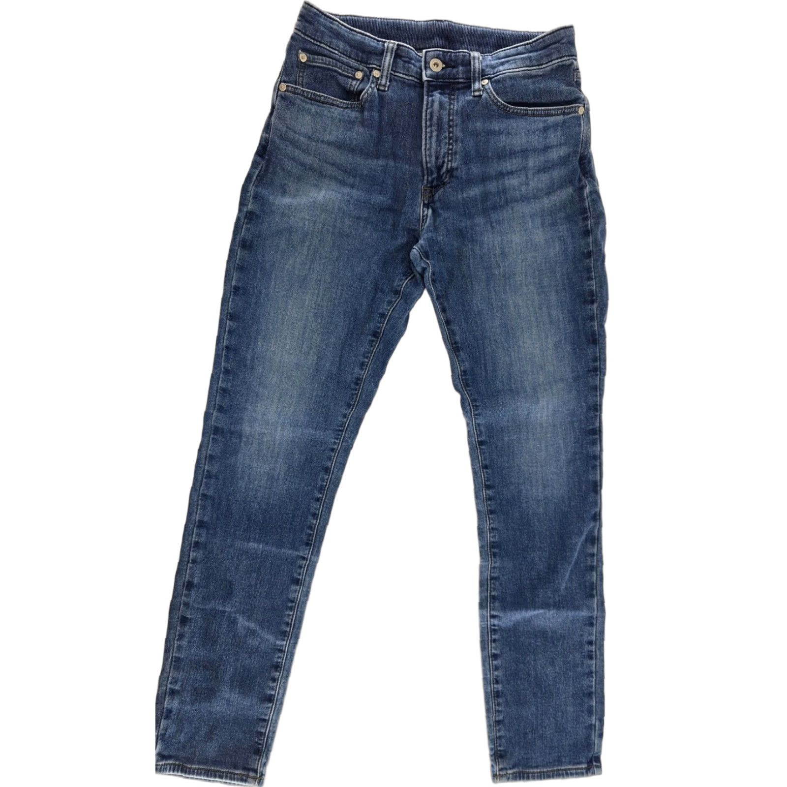 Uniqlo Uniqlo Women’s Skinny Jeans W/Elastic Waist - Size S (27-30 In) Blue, 5-Pocket, Slim Fit Denim Jeans Size 28" / US 6 / IT 42 - 1 Thumbnail