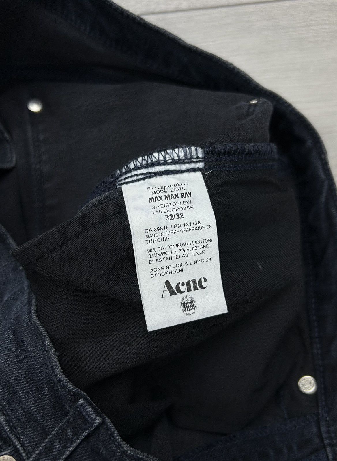 Acne Studios Acne Studios Max Man Ray denim jeans size 32/32 Size US 32 / EU 48 - 5 Thumbnail