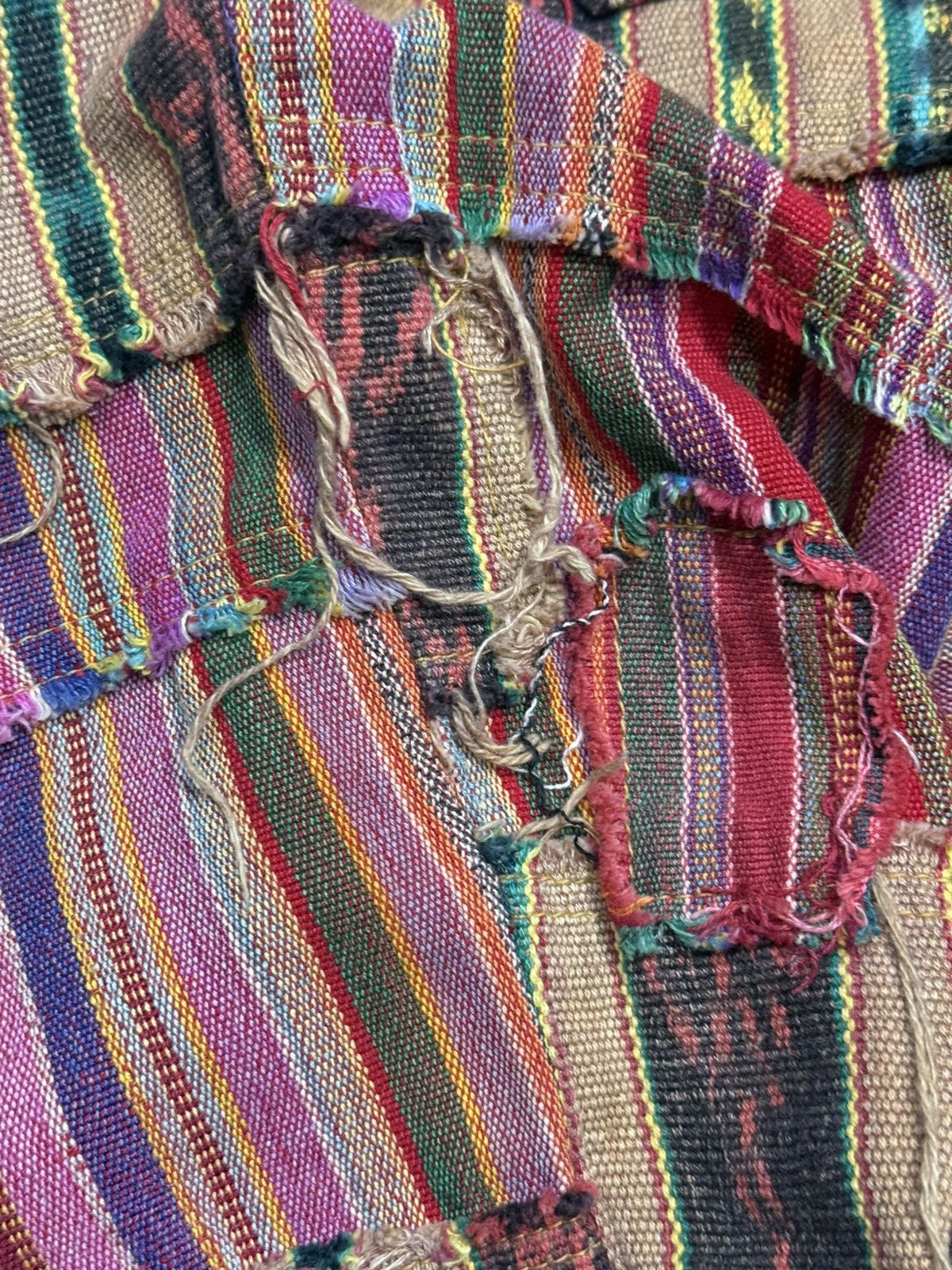 Junya Watanabe 2004 Junya Watanabe crazy patchwork navajo pants Size US 33 - 3 Thumbnail