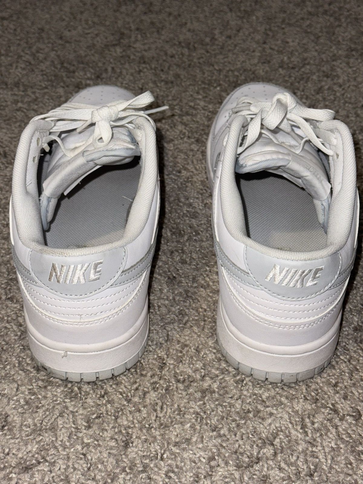 Nike Nike Dunk Low Retro White Pure Platinum Size US 10.5 / EU 43-44 - 3 Thumbnail