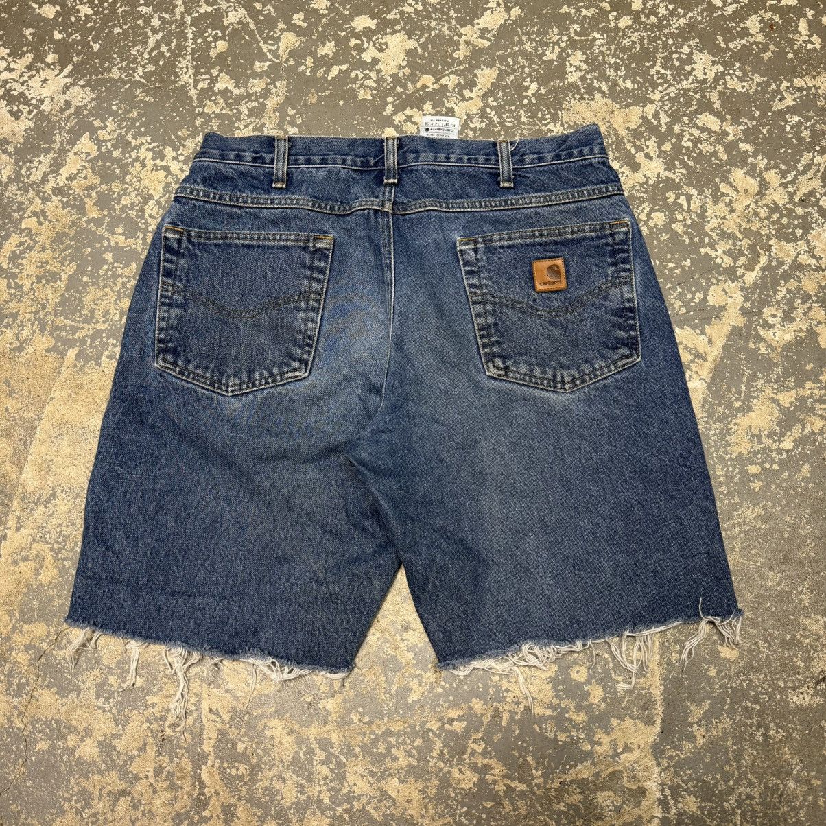 Carhartt Vintage Carhartt Denim Cut Off Workwear Shorts Jorts Size US 34 / EU 50 - 1 Thumbnail