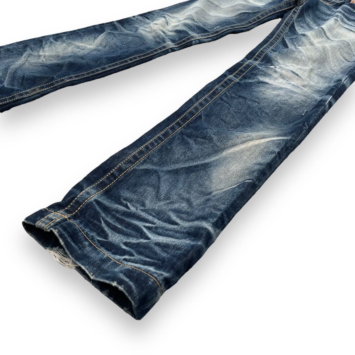 If Six Was Nine 🇯🇵 VINTAGE LOLITA BY CONCERT CLUB WASHED DENIM PANTS Size 29" - 6 Thumbnail