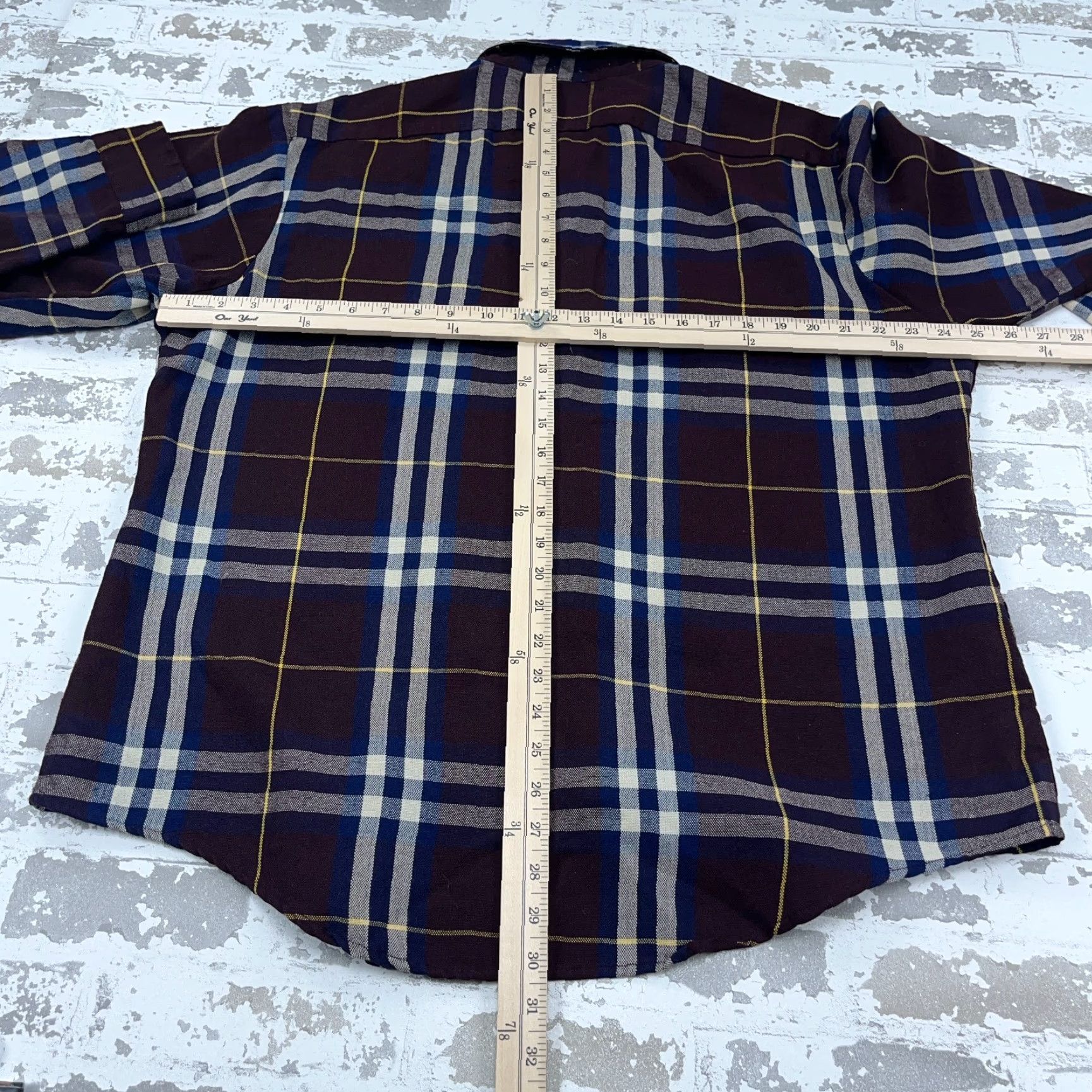 Vintage VINTAGE Outdoor Exchange Shirt Men XL Purple Plaid Button Up 80s Acrylic Flannel Size US XL / EU 56 / 4 - 7 Thumbnail