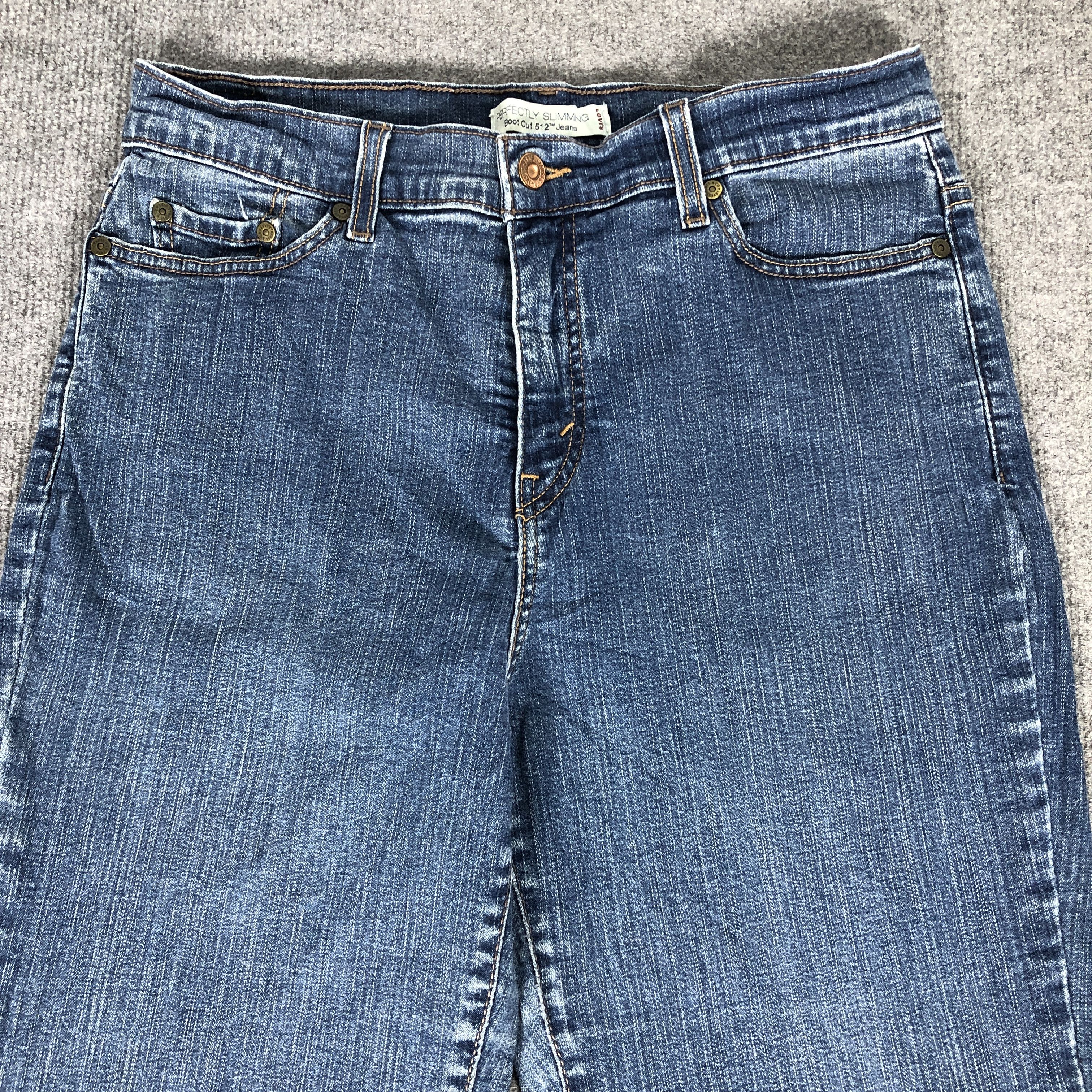 Levi's × Vintage Womens Vintage Levis 512 Jeans Boot Cut Flare L862W Size 31" - 2 Thumbnail
