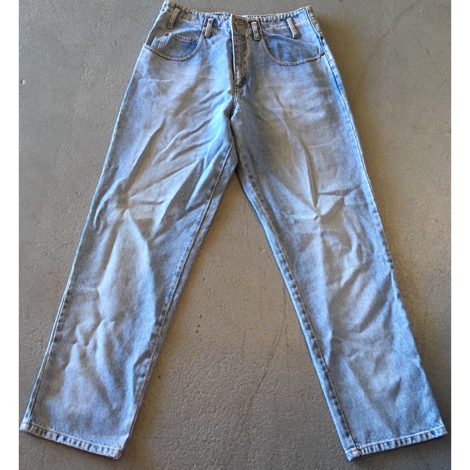 Vintage VINTAGE MGR Jeans High Waist Tapered Leg Made in Hong Kong 80s 90s Size M 31 Waist Blue Womens Jeans Size 32" / US 10 / IT 46 - 7 Thumbnail