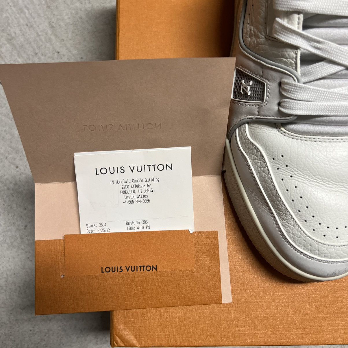 Louis Vuitton Louis Vuitton Trainer Sneaker White US 9 UK 8 Size US 9 / EU 42 - 7 Thumbnail