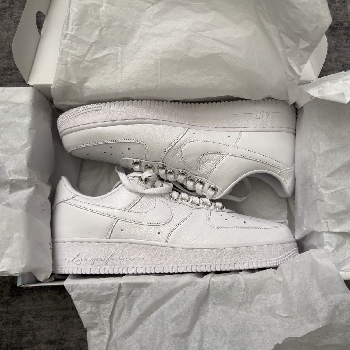 Chrome Hearts × NOCTA × Nike Chrome Hearts Nocta Air Force 1 Size US 11.5 / EU 44-45 - 9 Thumbnail