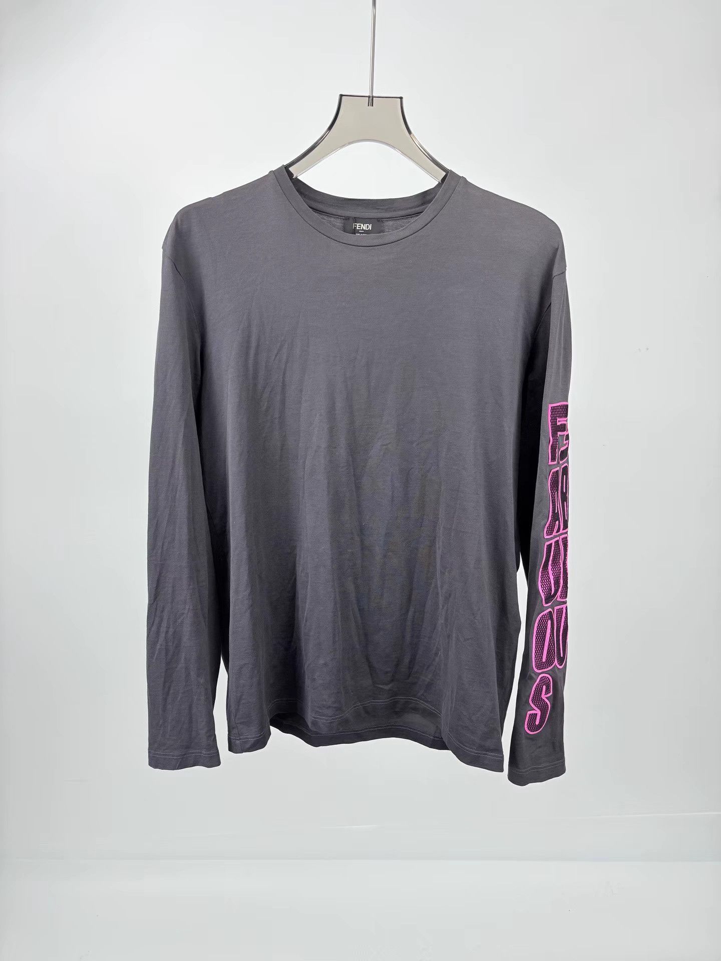 Fendi FENDI Arm Patch Logo Long Sleeve Sweatshirt Size US M / EU 48-50 / 2 - 1 Thumbnail