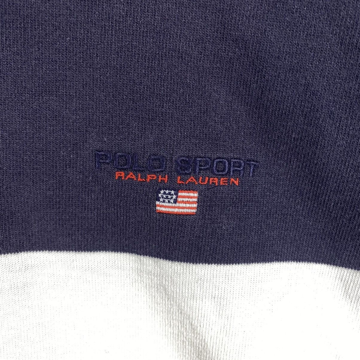 Polo Ralph Lauren Vintage POLO SPORT Ralph Lauren Striped Polo Shirt Size US XL / EU 56 / 4 - 2 Thumbnail