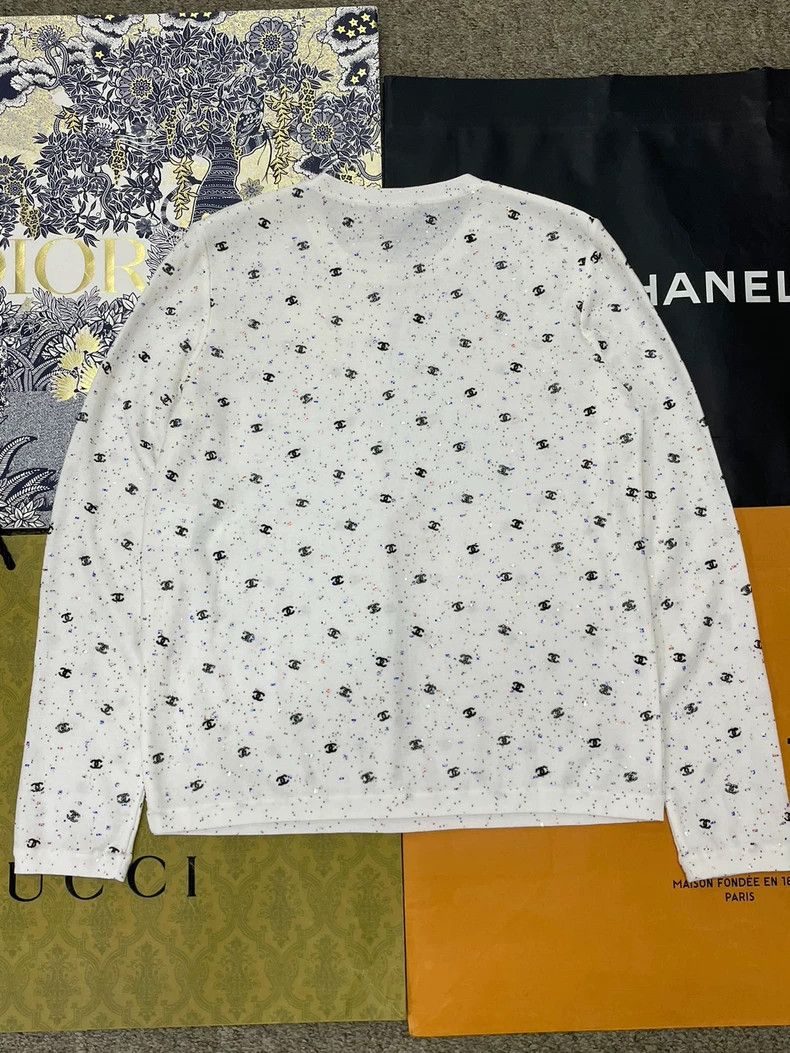 Chanel chanel White sequin double C full logo full of stars long Size M / US 6-8 / IT 42-44 - 3 Thumbnail