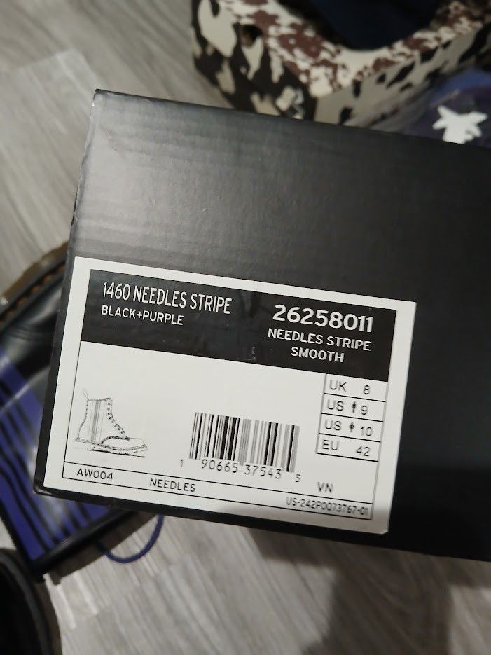Dr. Martens × Needles Needles Dr. Martens 1460 Boots Stripe Size US 9 / EU 42 - 7 Thumbnail