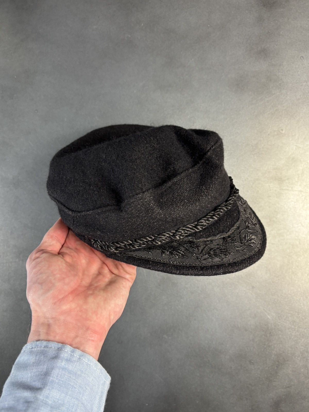 Vintage Vintage Greek Fisherman Cap Vintage Wool Hat Small Greece Size ONE SIZE - 15 Thumbnail