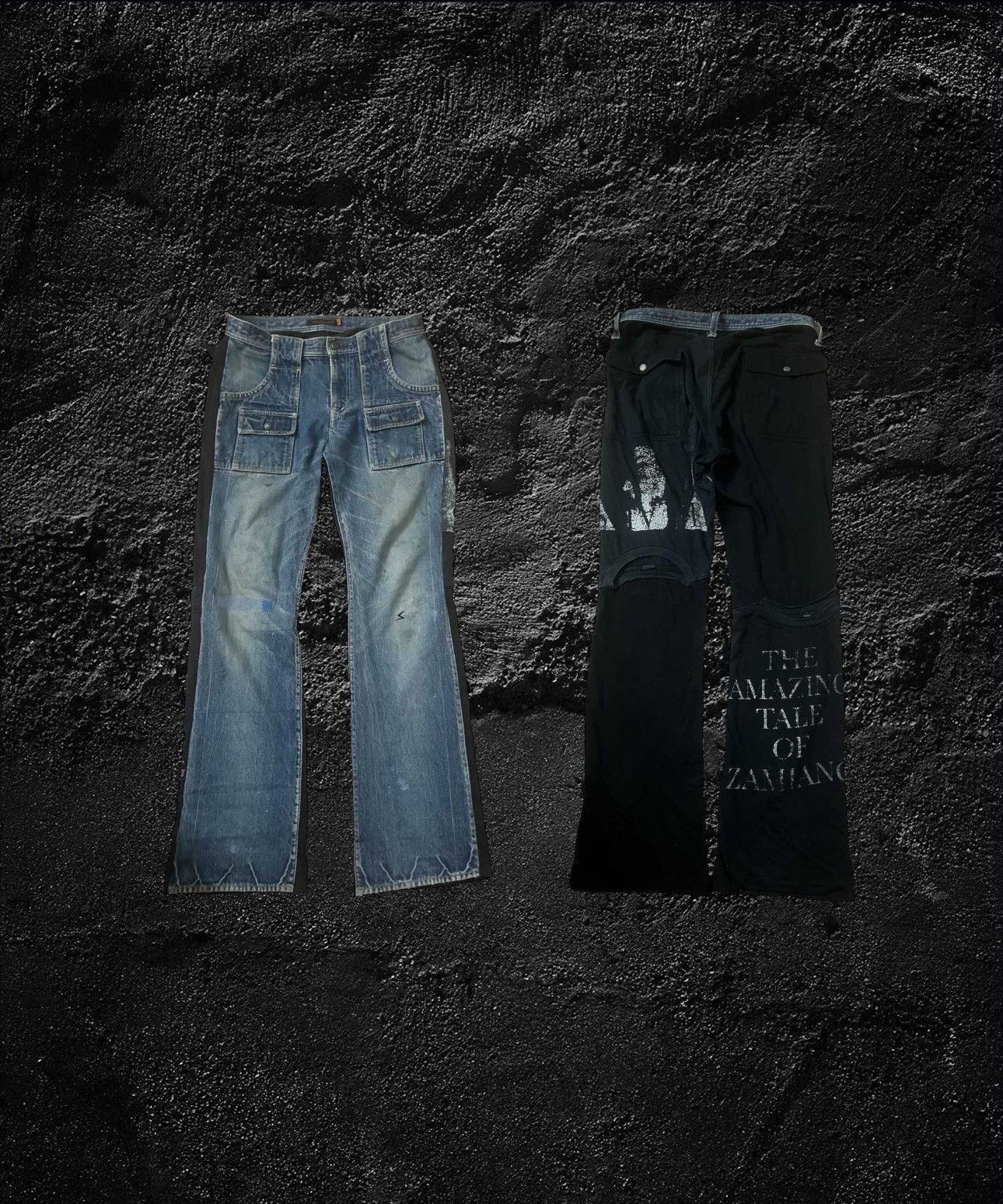 Undercover Undercover KLAUS “T” Hybrid Denim Size US 33 - 3 Thumbnail
