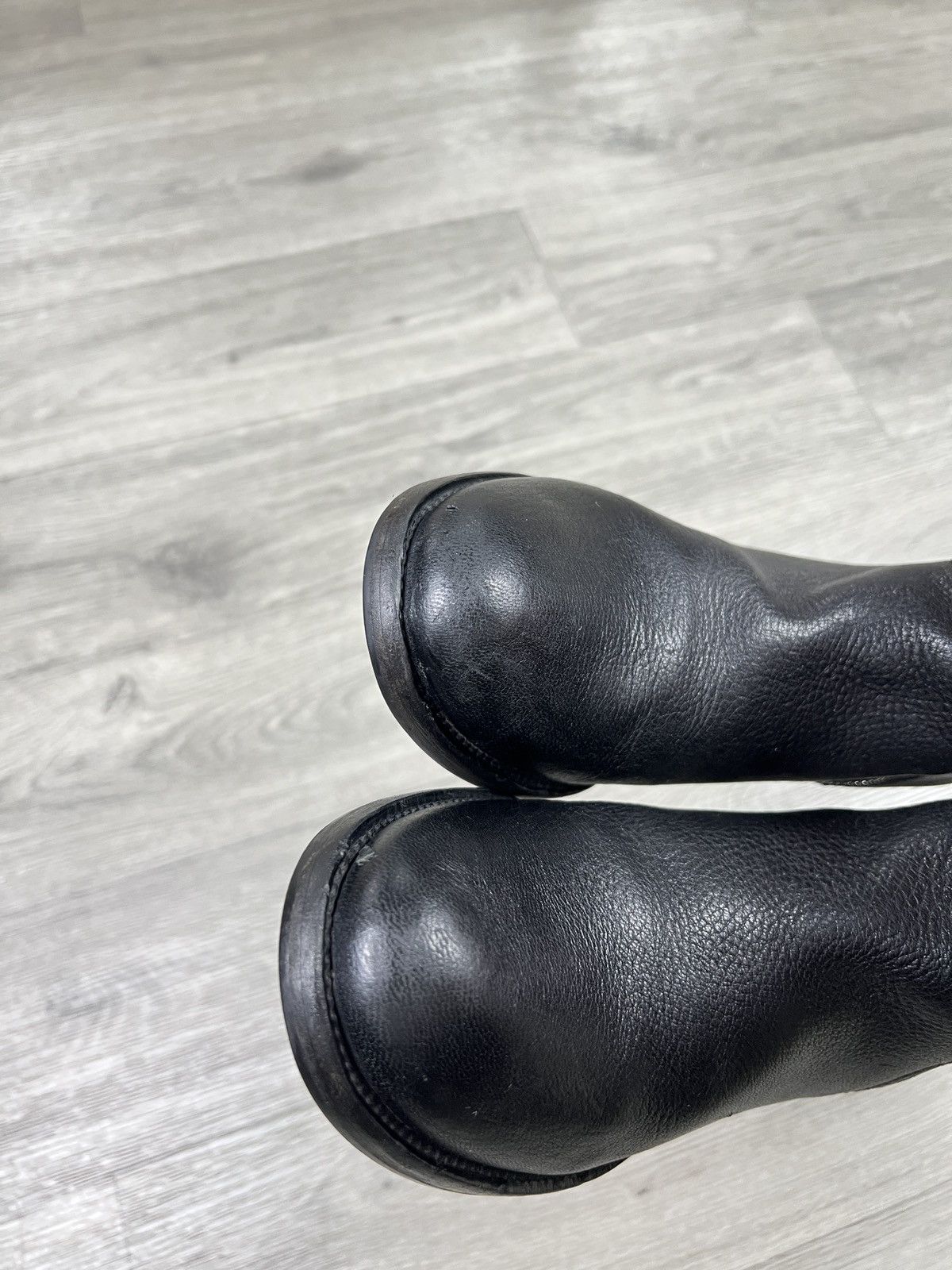 Car Shoe Car Shoe By Prada Biker Riding Knee High Boots Size US 9 / IT 39 - 11 Thumbnail