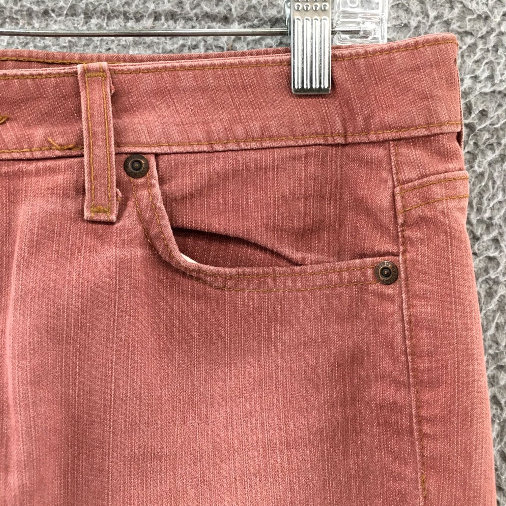 Mossimo Mossimo Red Stretch Flared Jeans Womens 13 Cotton Blend Zip Fly 5-Pocket Size 34" / US 12 / IT 48 - 5 Thumbnail