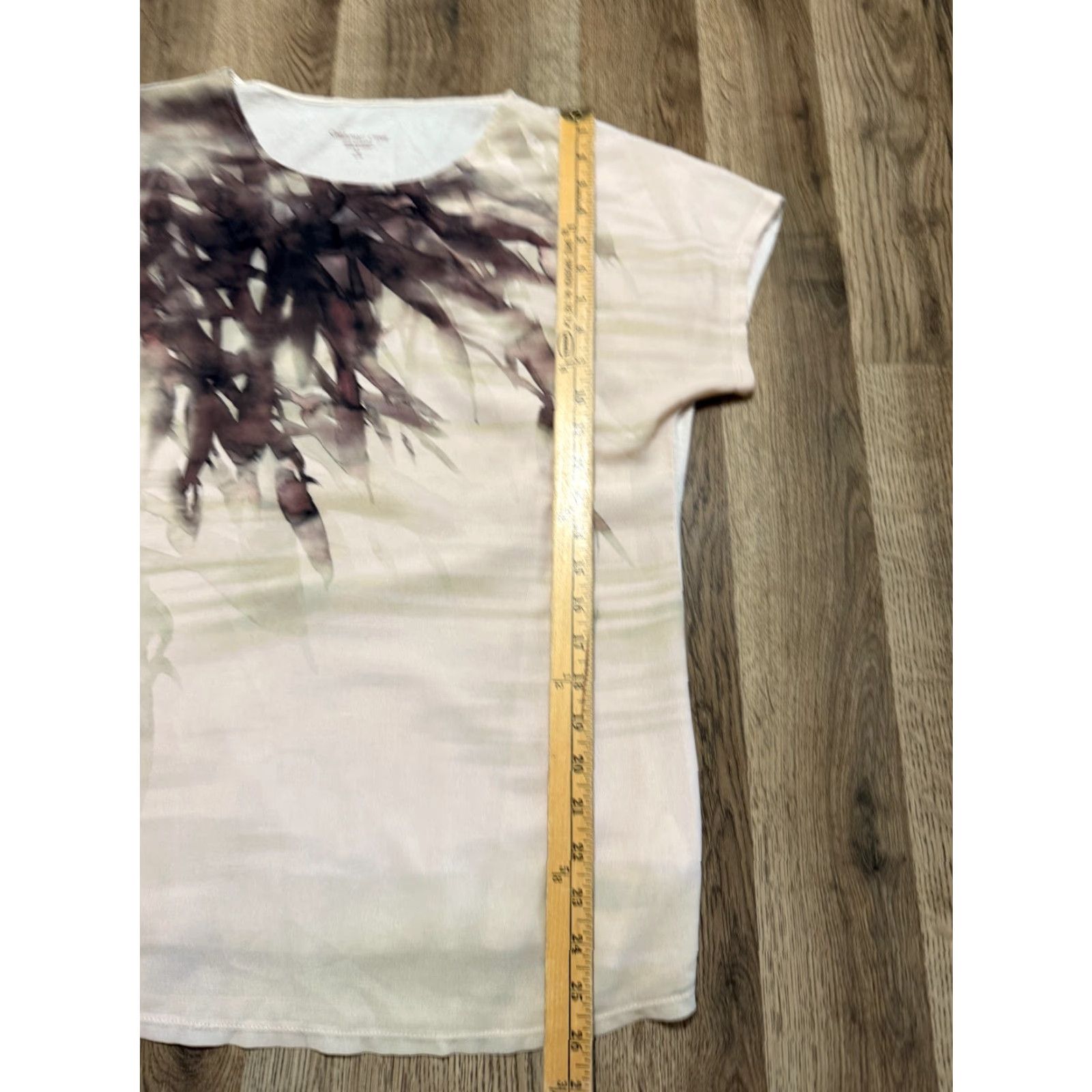 Coldwater Creek Coldwater Creek Shirt Womens Medium Tan Brown Short Sleeve Casual Regular Solid Modern Basic 90s? Size M / US 6-8 / IT 42-44 - 7 Thumbnail