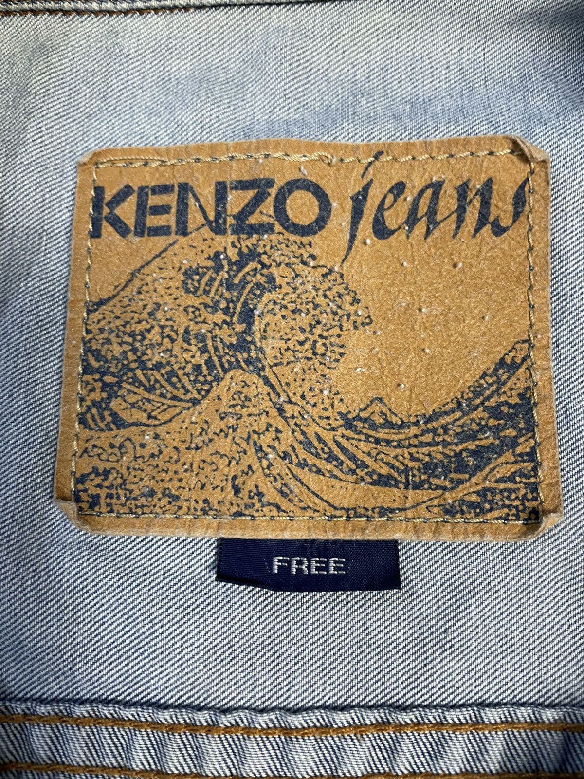 Kenzo Kenzo Jeans Denim Embroidered Vestsl Jacket Size US M / EU 48-50 / 2 - 5 Thumbnail