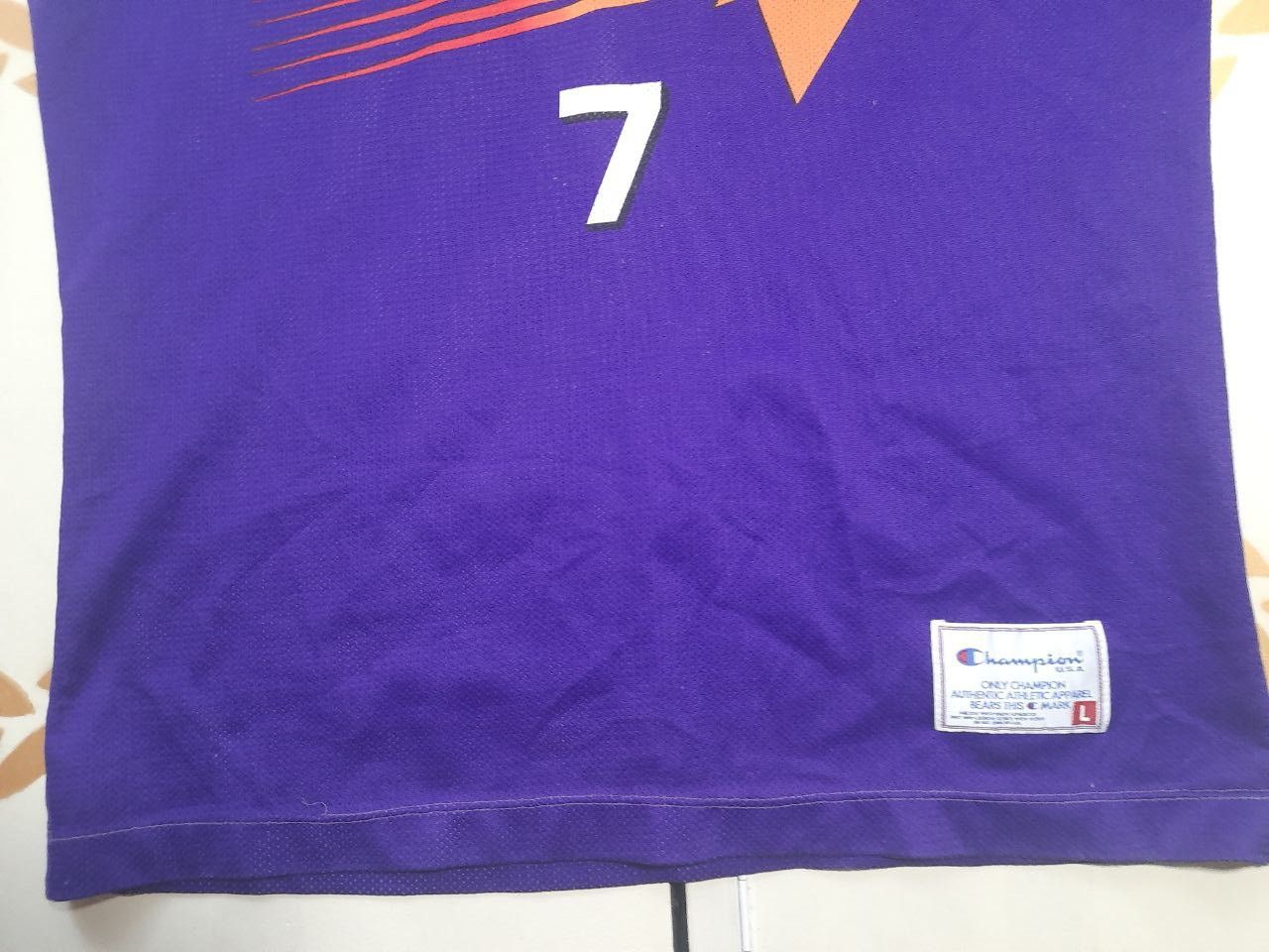 Champion × NBA Champion Phoenix Suns NBA Jersey 7 K.Johnson 90's Size US L / EU 52-54 / 3 - 7 Thumbnail