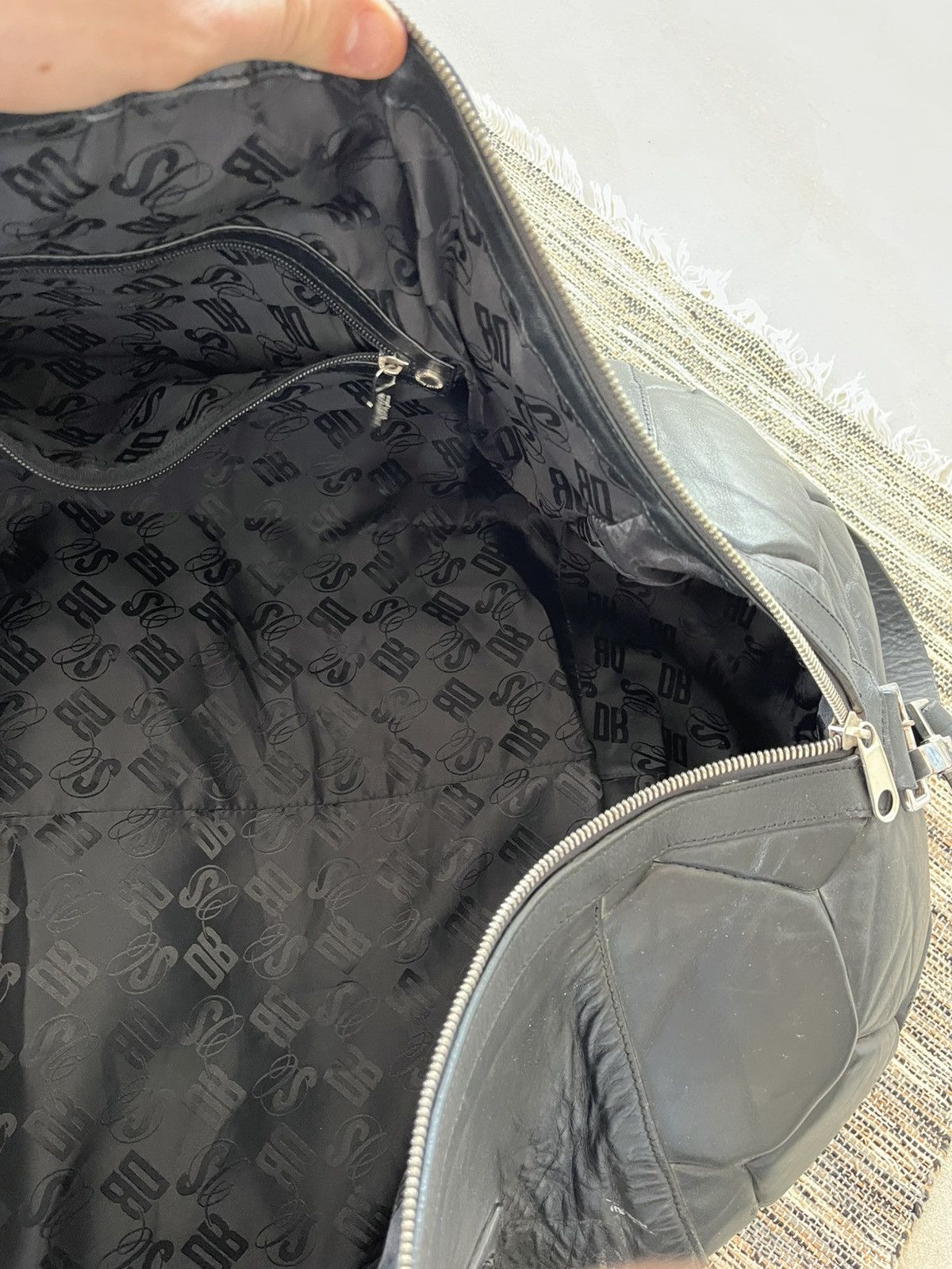 Dirk Bikkembergs Archive Dirk Bikkembergs FW 2007 Rare Leather Football Bag Size ONE SIZE - 21 Thumbnail